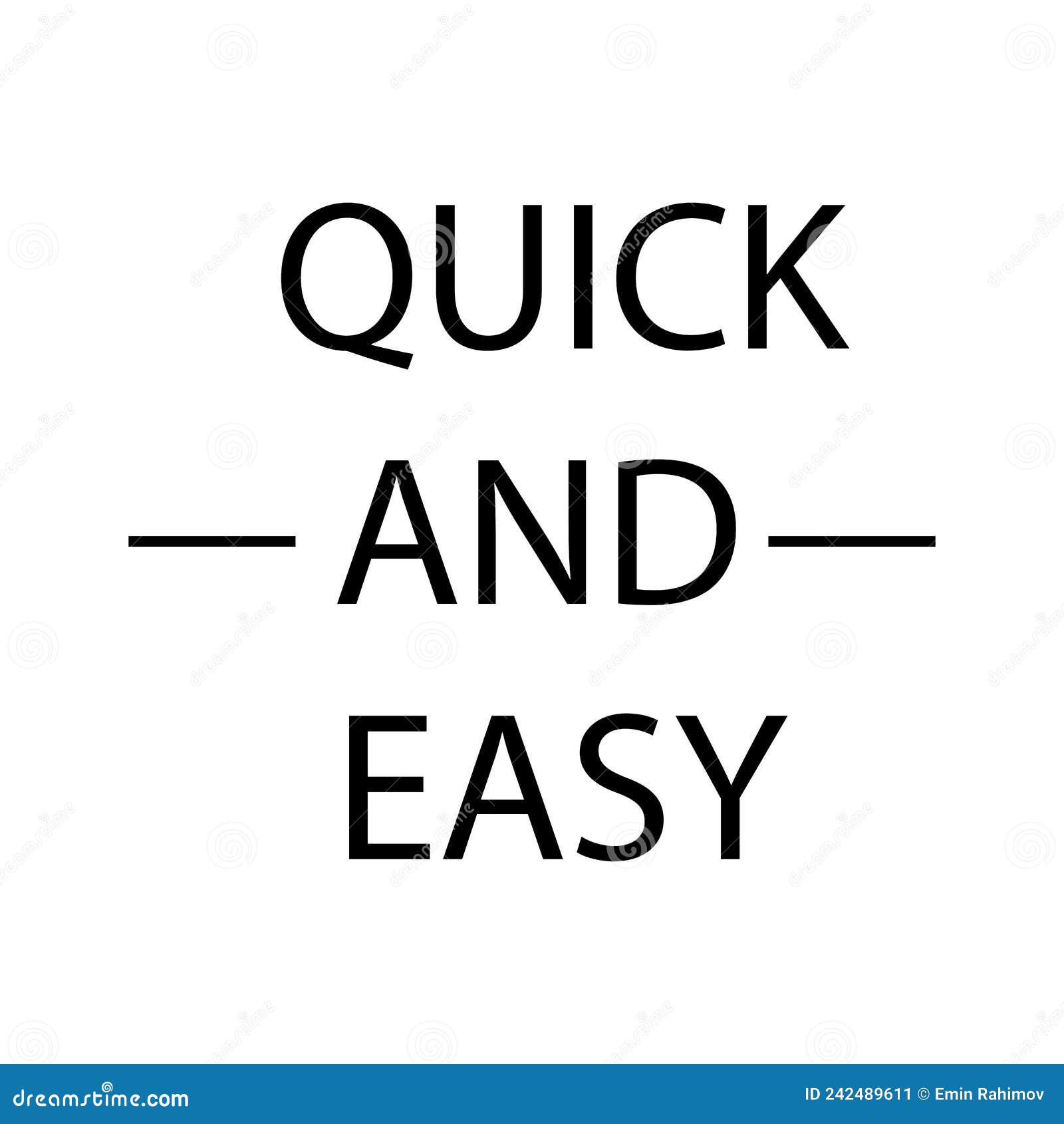 Quick and Easy Icon. Vector Stock Eps Ten Stock Vector - Illustration