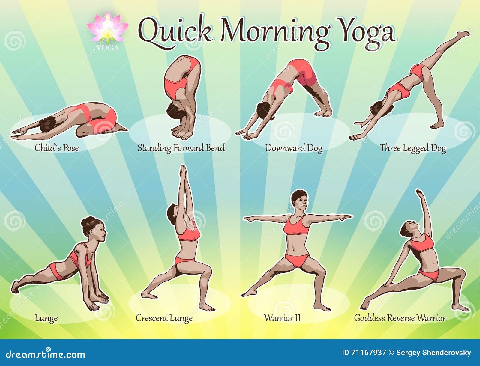 Quick Morning Yoga Stock Vector Illustration Of Energy 71167937 quick-morning-yoga-stock-vector-illustration-of-energy-71167937