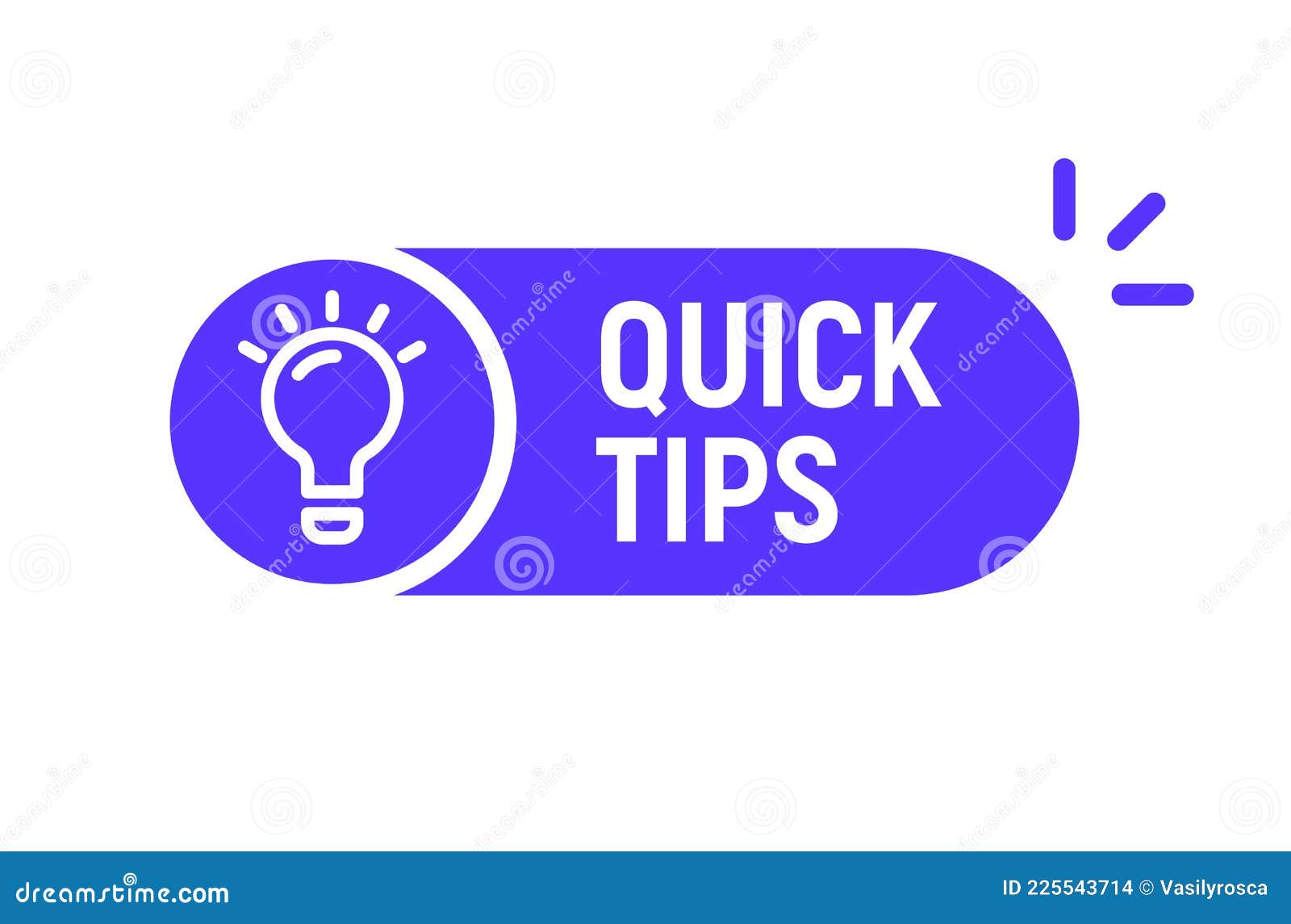 quick tip hint  icon bulb. fact tip idea line icon logo guide