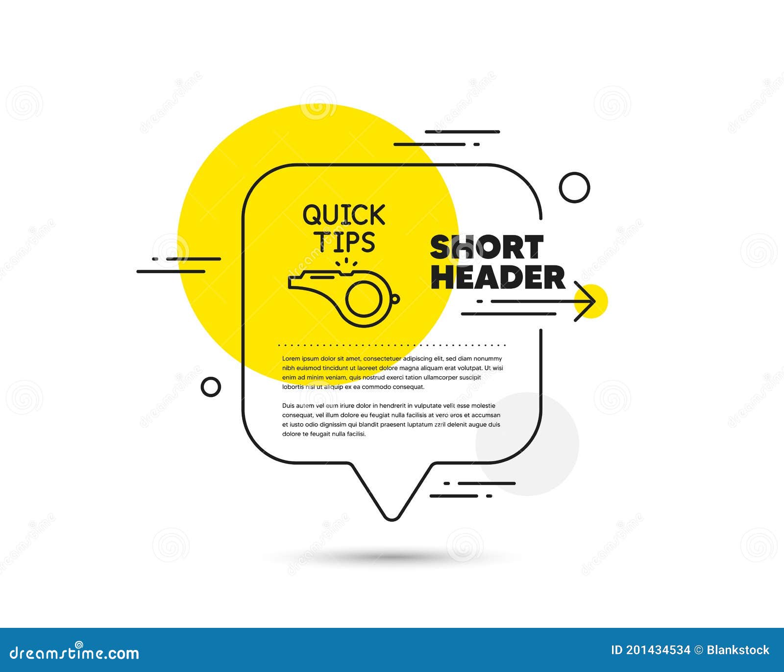 quick tips whistle line icon. helpful tricks sign. 