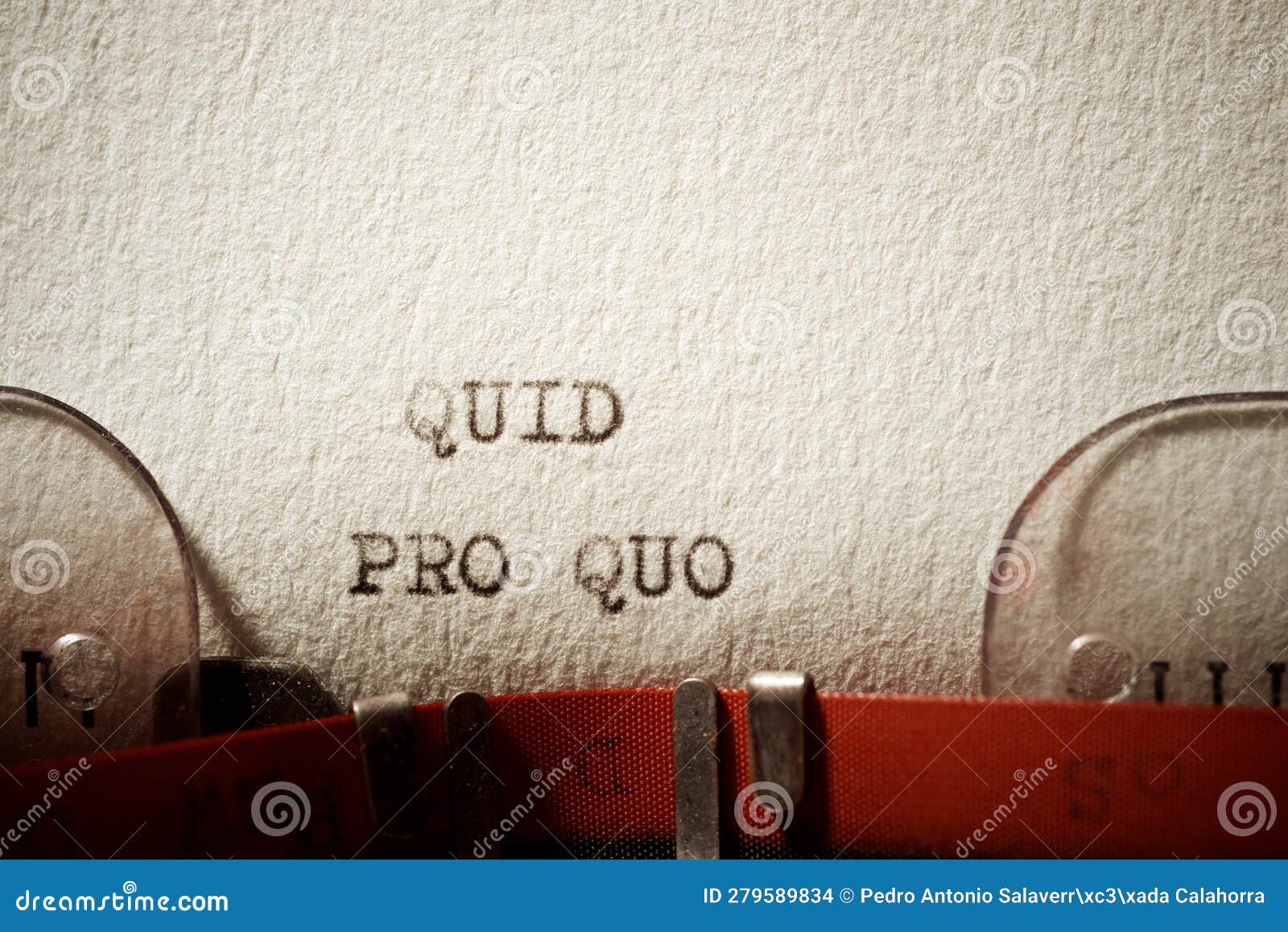 Quid pro quo text stock photo. Image of latin, concept 279589834