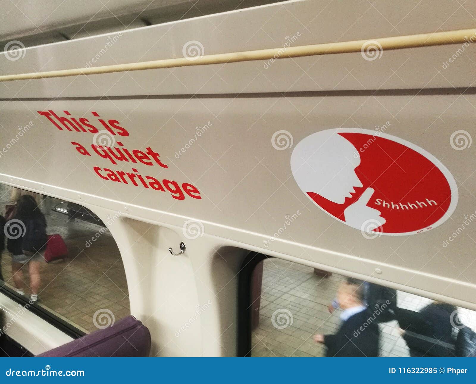 Quiet Carriage of a Sydney Train Editorial Image Image of transport