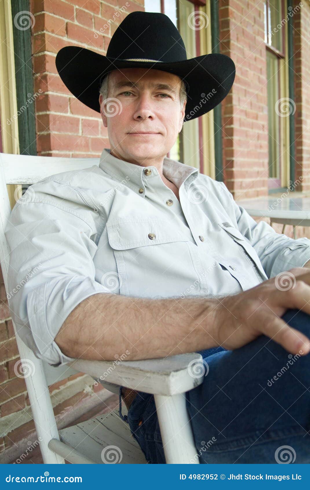 Quiet Cowboy stock photo. Image of rocking, appealing 4982952