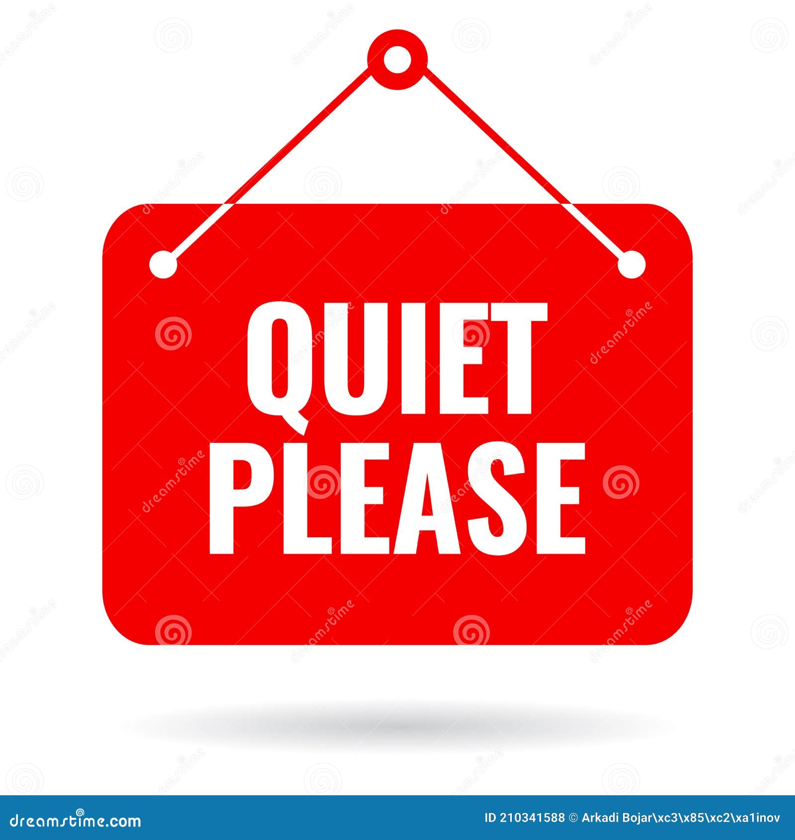 silence sign clipart