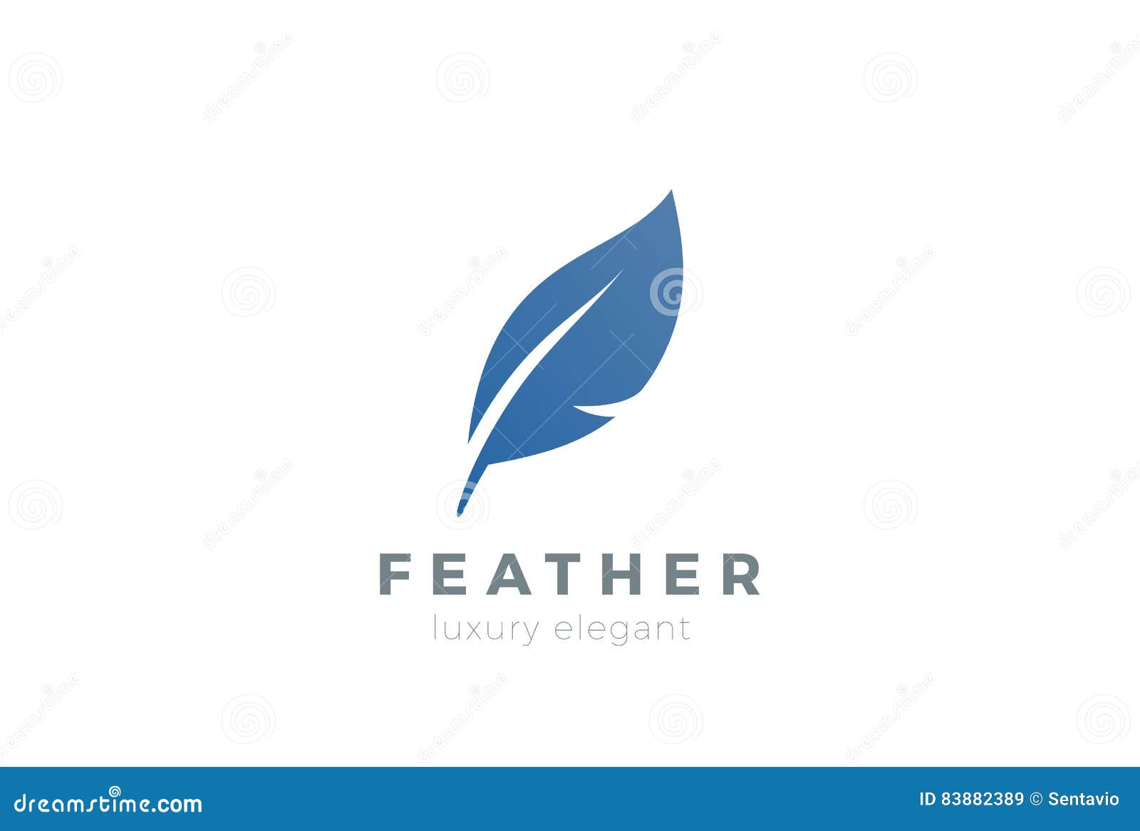 quill feather pen logo  template. law, legal, lawyer, copywriter, writer, stationary logotype concept icon