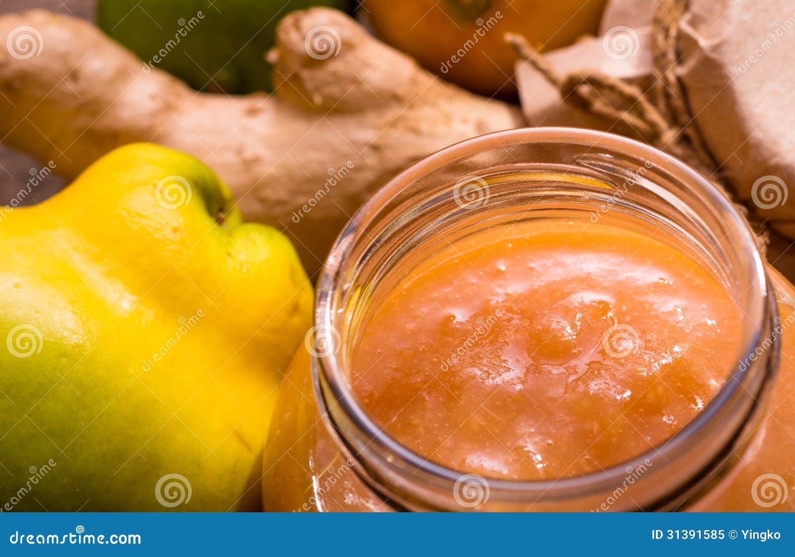Quinceginger jam stock image. Image of eating, chinese 31391585