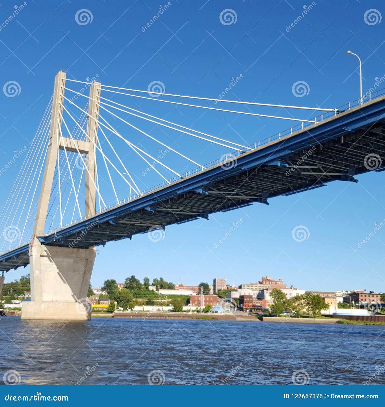 Quincy Bridge stock photo. Image of missississippi, quincy 122657376