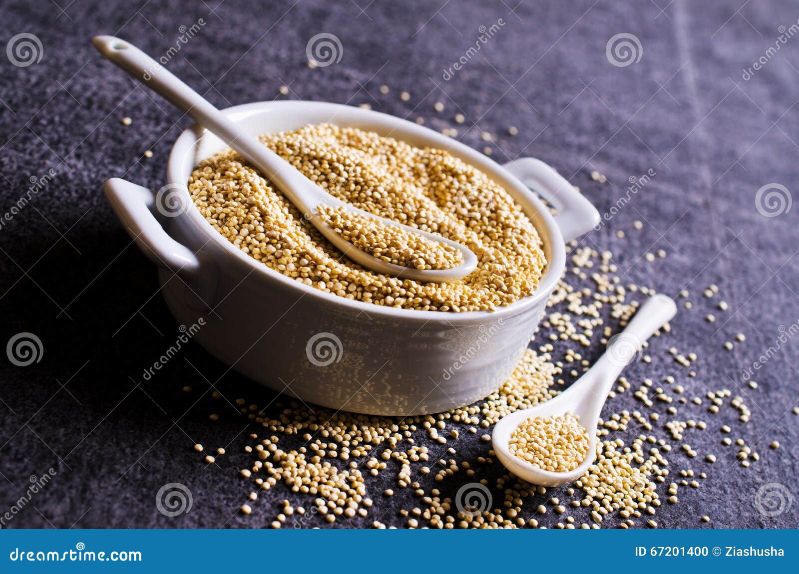 Quinoa dry seeds stock photo. Image of celiac, nutritious 67201400