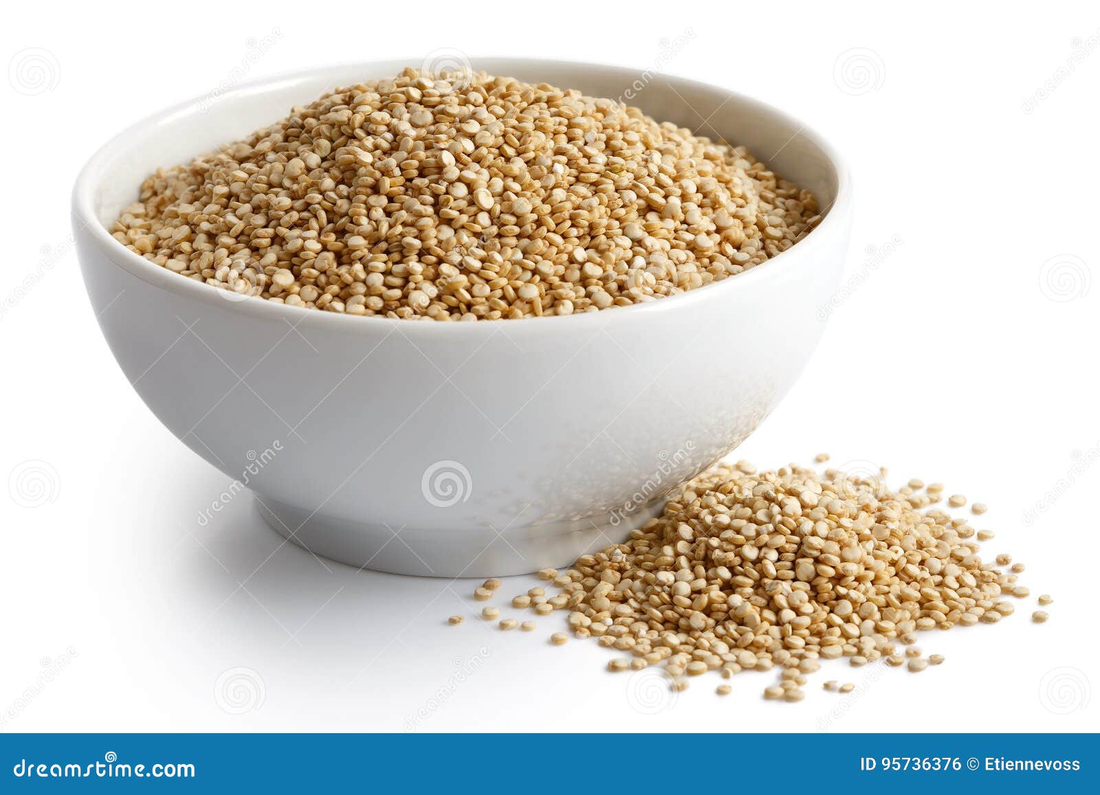 Quinoa seeds stock photo. Image of healthy, spilled, natural 95736376