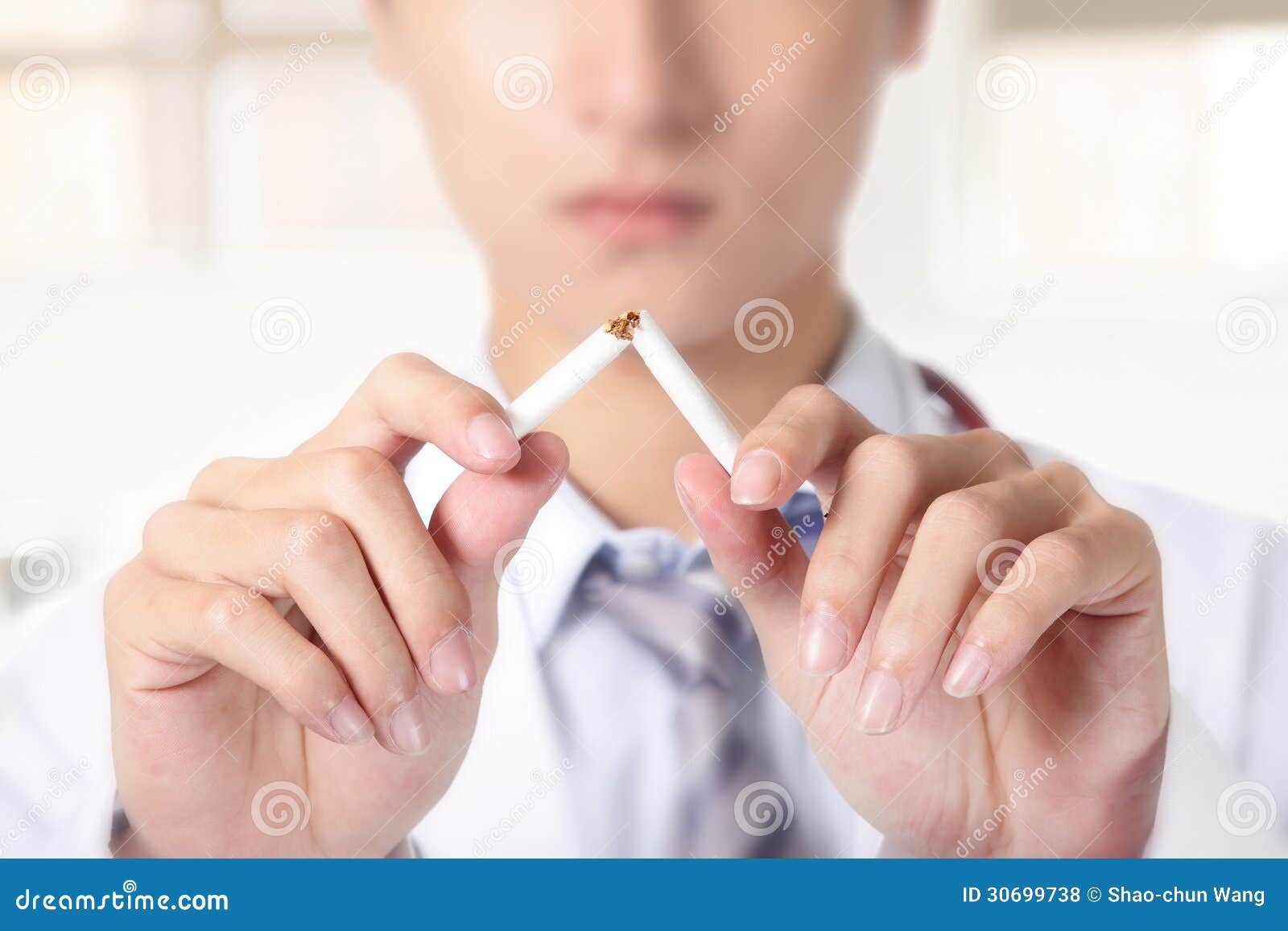 Quit smoking stock photo. Image of hand, closeup, cigarette 30699738