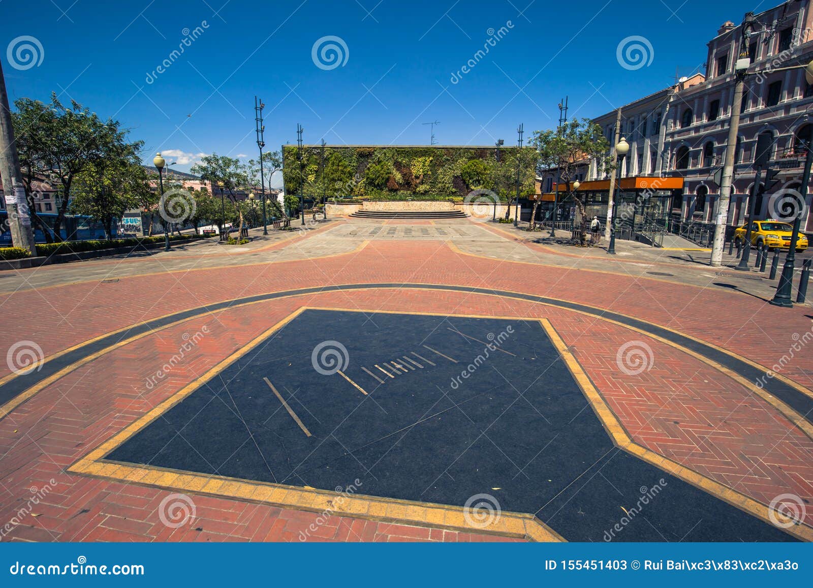 Quito - August 17, 2018: Historic Center of AQuito, Ecuador Stock Image