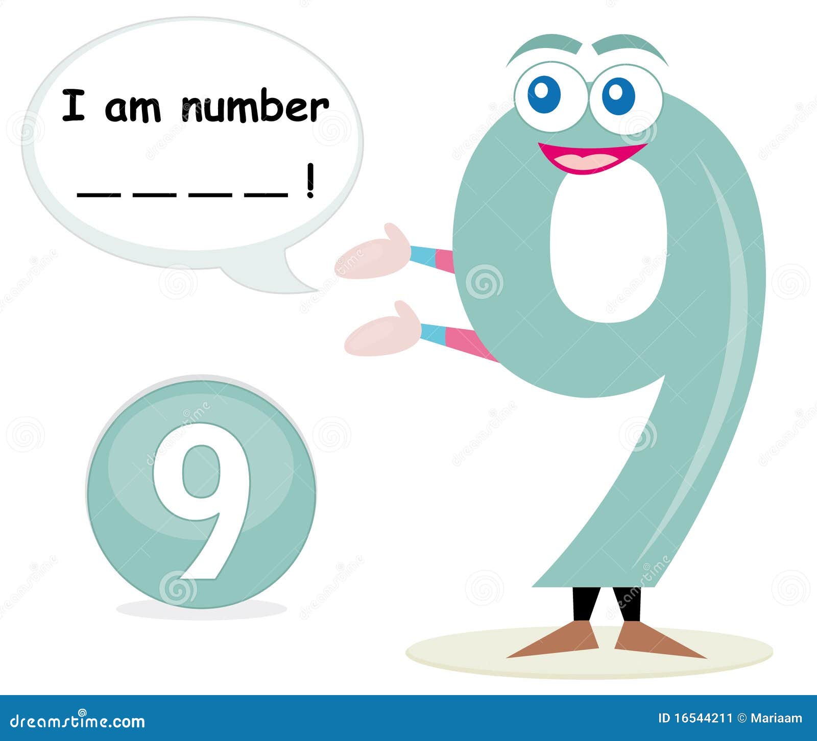 quiz game with number nine