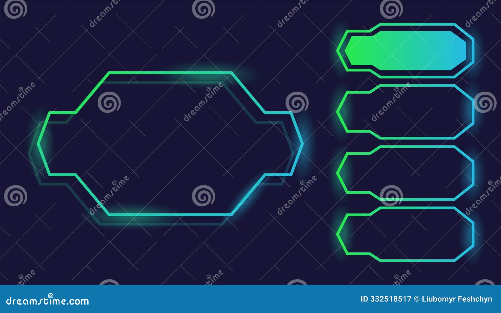 quiz game questions or test menu choice templates with answers. trivia contest, tv show layout with neon answer options