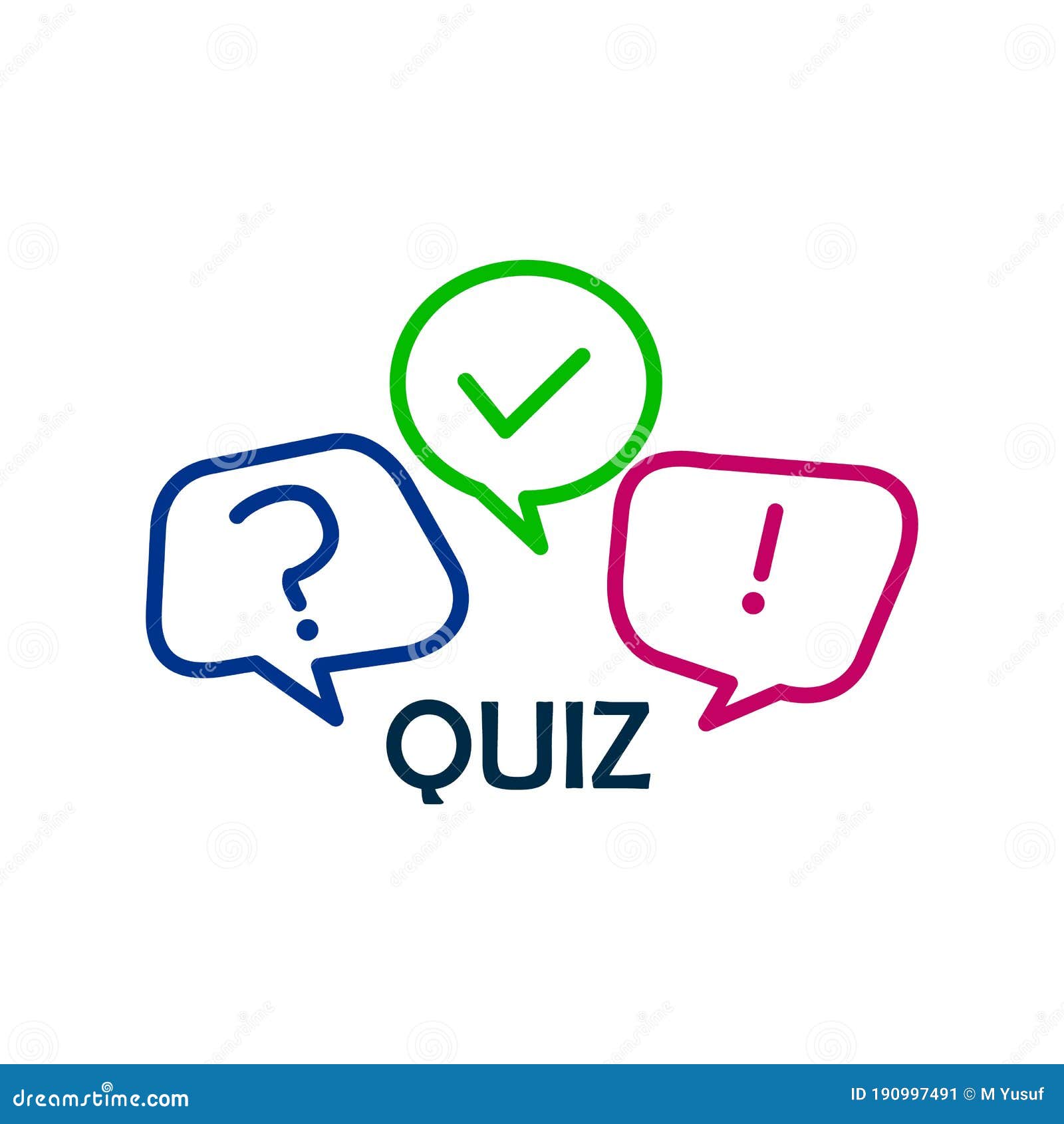 Logo design for social quiz, Logo design contest