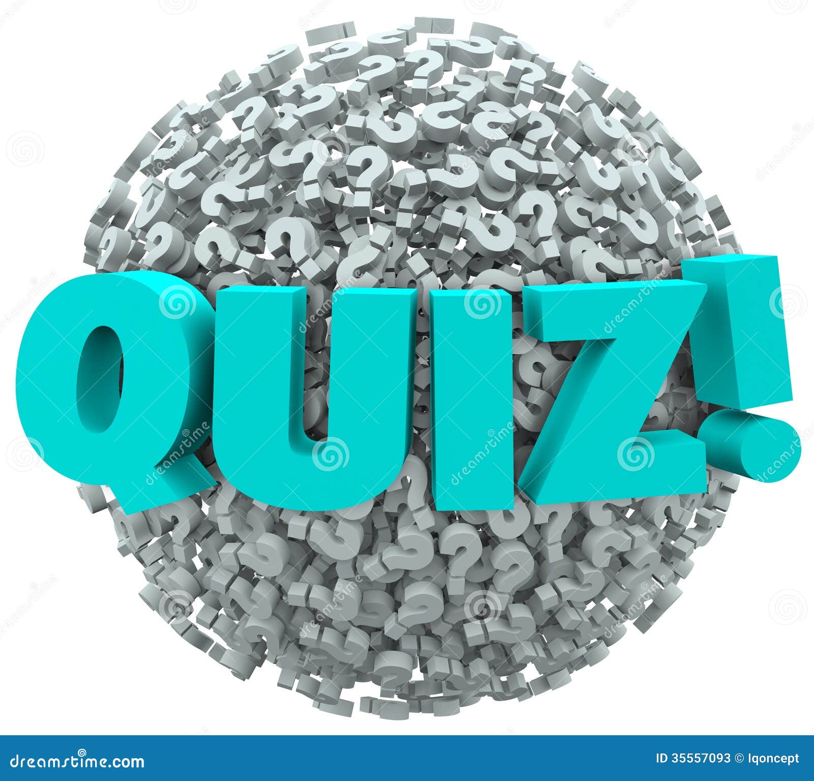 Quiz Question Marks Evaluate Test Knowledge Stock Photos