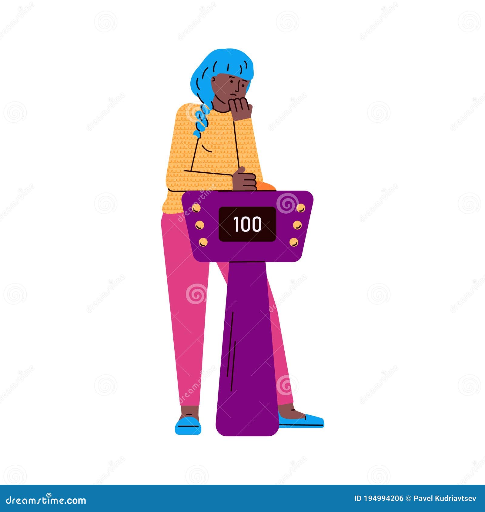 Quiz Show Player Answering Questions Flat Cartoon Vector Illustration Isolated. Stock Vector - Illustration of excitement, competitive: 194994206 Quiz Show Player Answering Questions Flat Cartoon Vector Illustration Isolated. Stock Vector - Illustration of excitement, competitive: 194994206