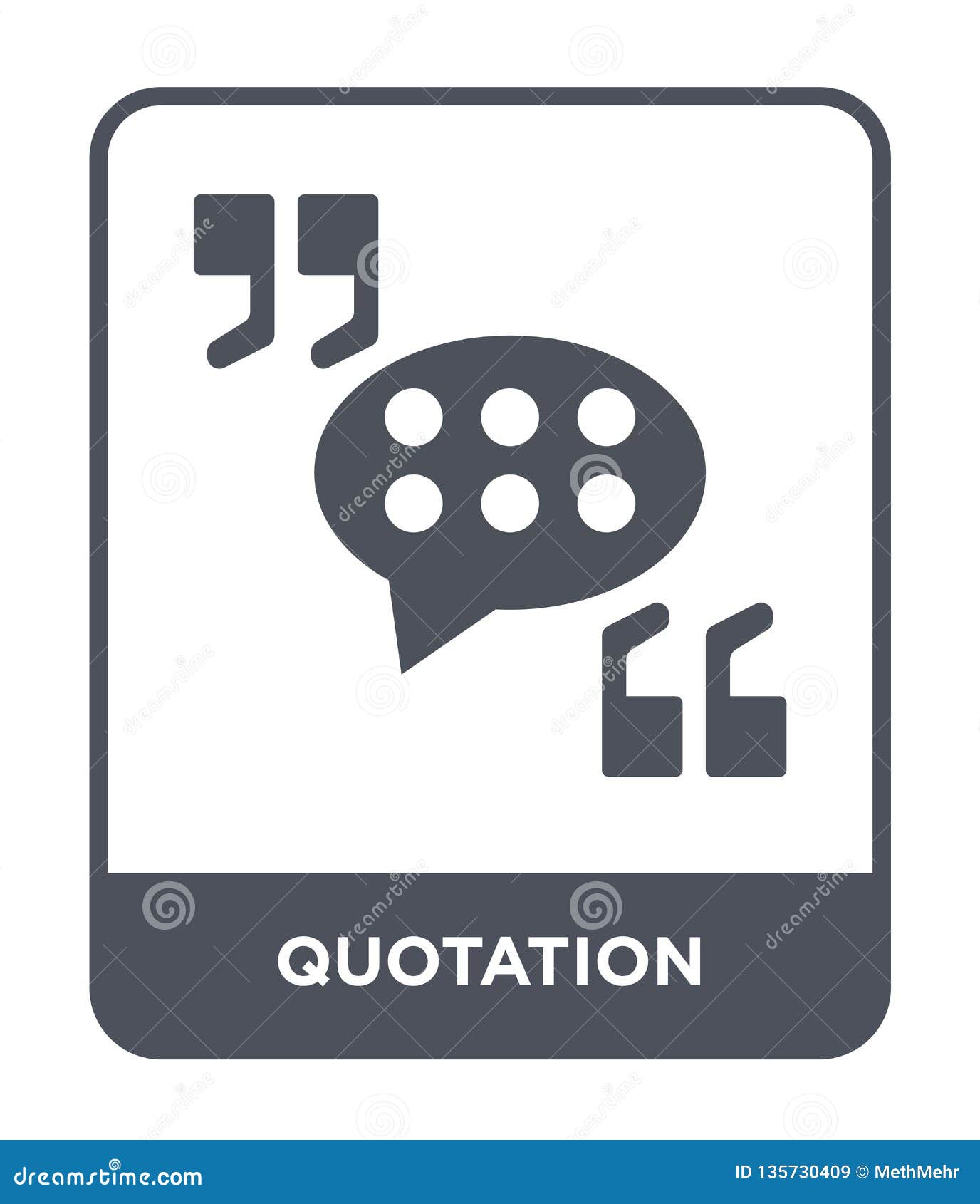 Quotation Icon In Filled, Thin Line, Outline And Stroke Style. Vector