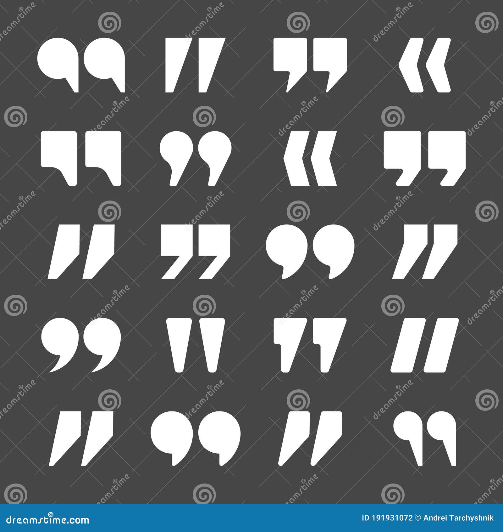Download Quotation Marks Vector Collection. Quotes Icon. Speech Mark Symbol. Stock Vector - Illustration ...