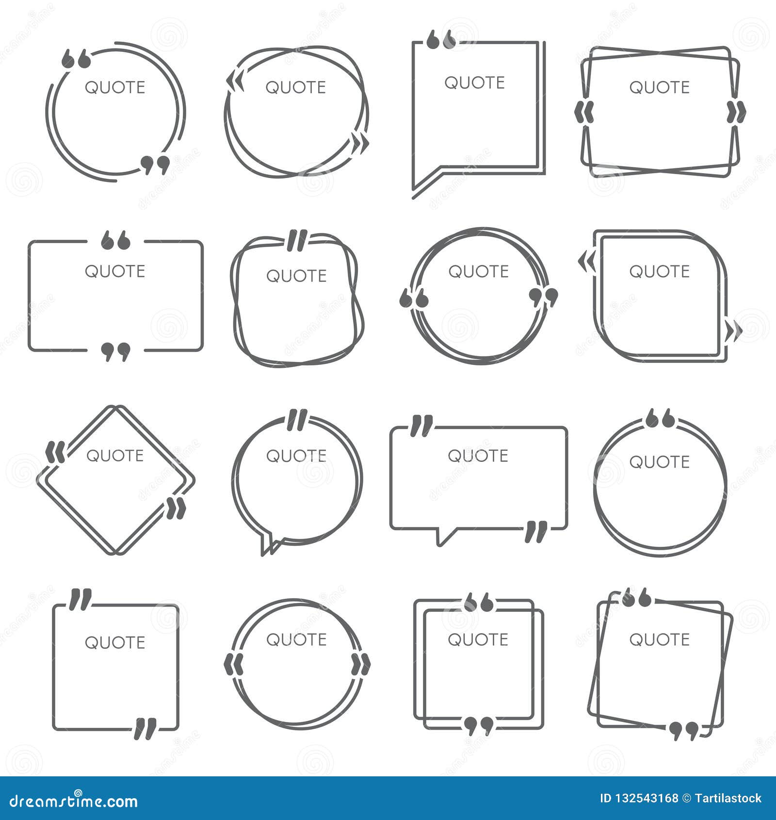 photo Vector Quotes Box https www dreamstime com quote boxes sentence quotes frames cite comment quotation box idea frame bubble marks text speech banner quote border image132543168