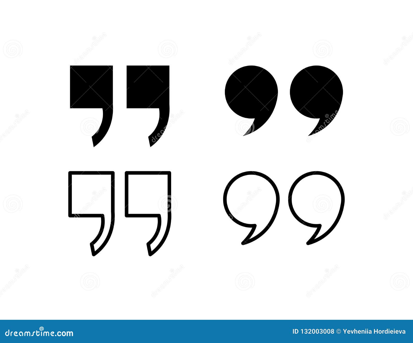 Quote Icon. Quotation Paragraph Symbol. Double Comma Mark. Bubble