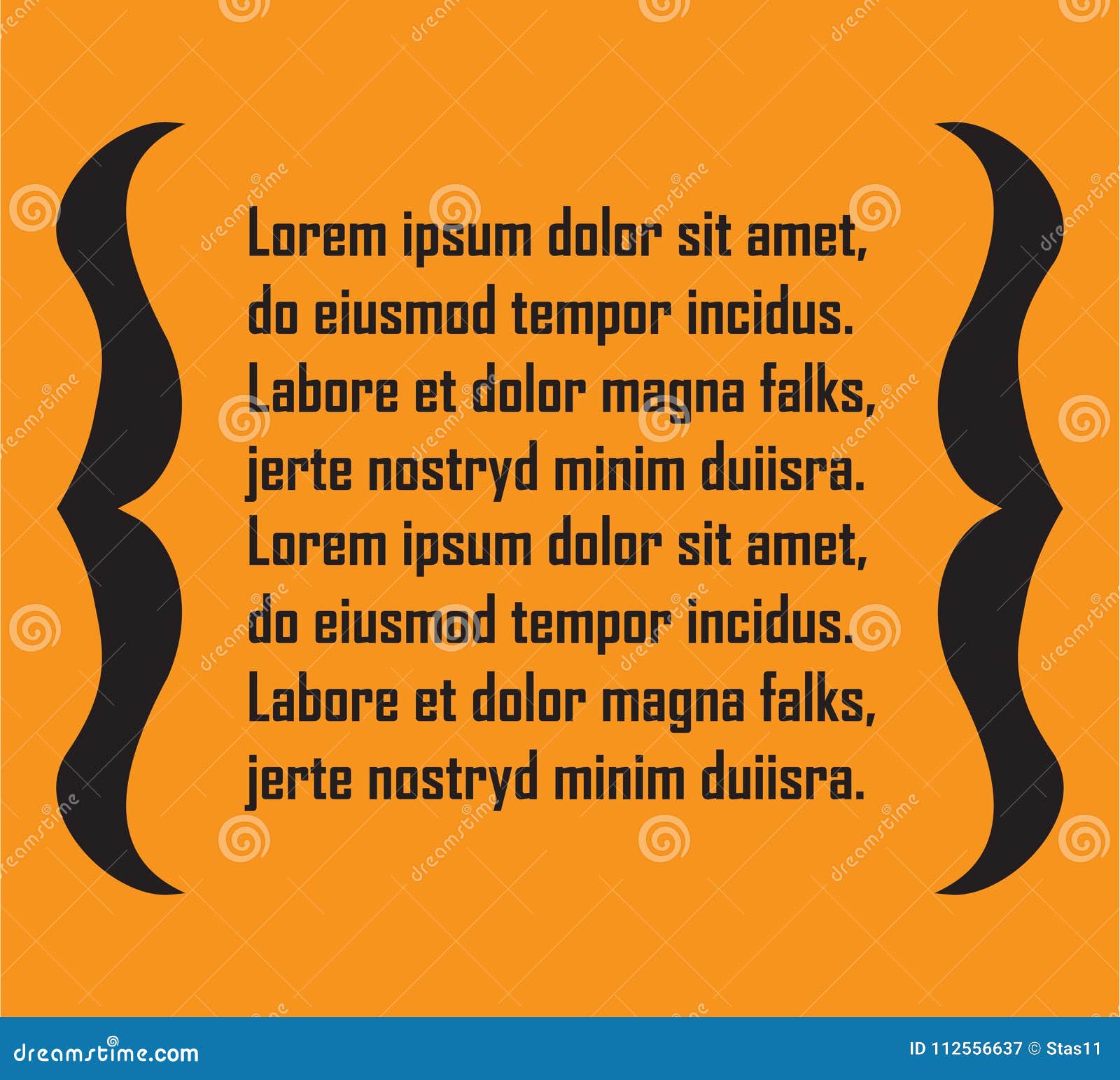 Download Quote Symbol. Bracket Icon On Orange Background. Vector ...
