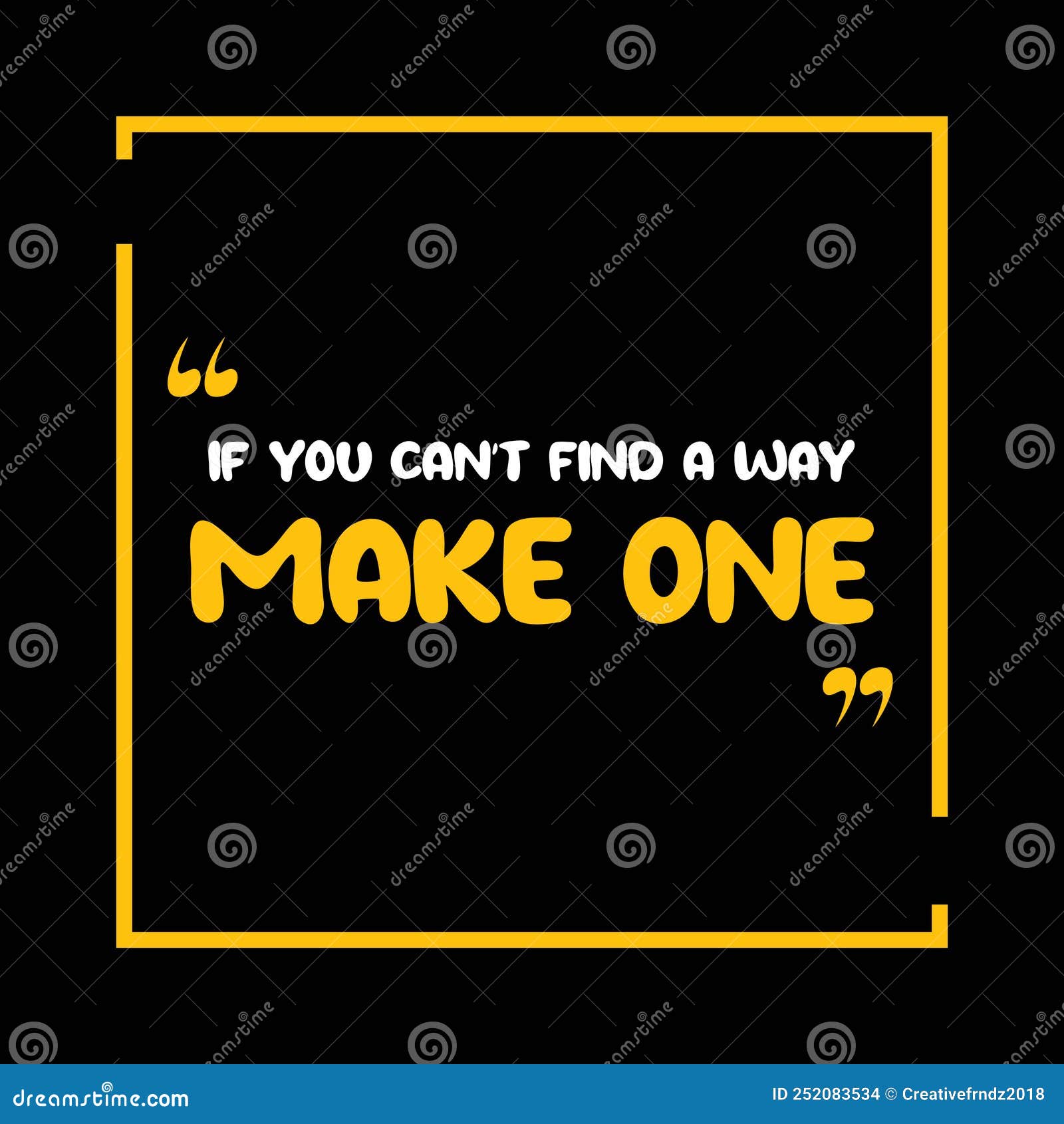 Quotes with Background, Vector Art Stock Vector Illustration of poster, positive 252083534