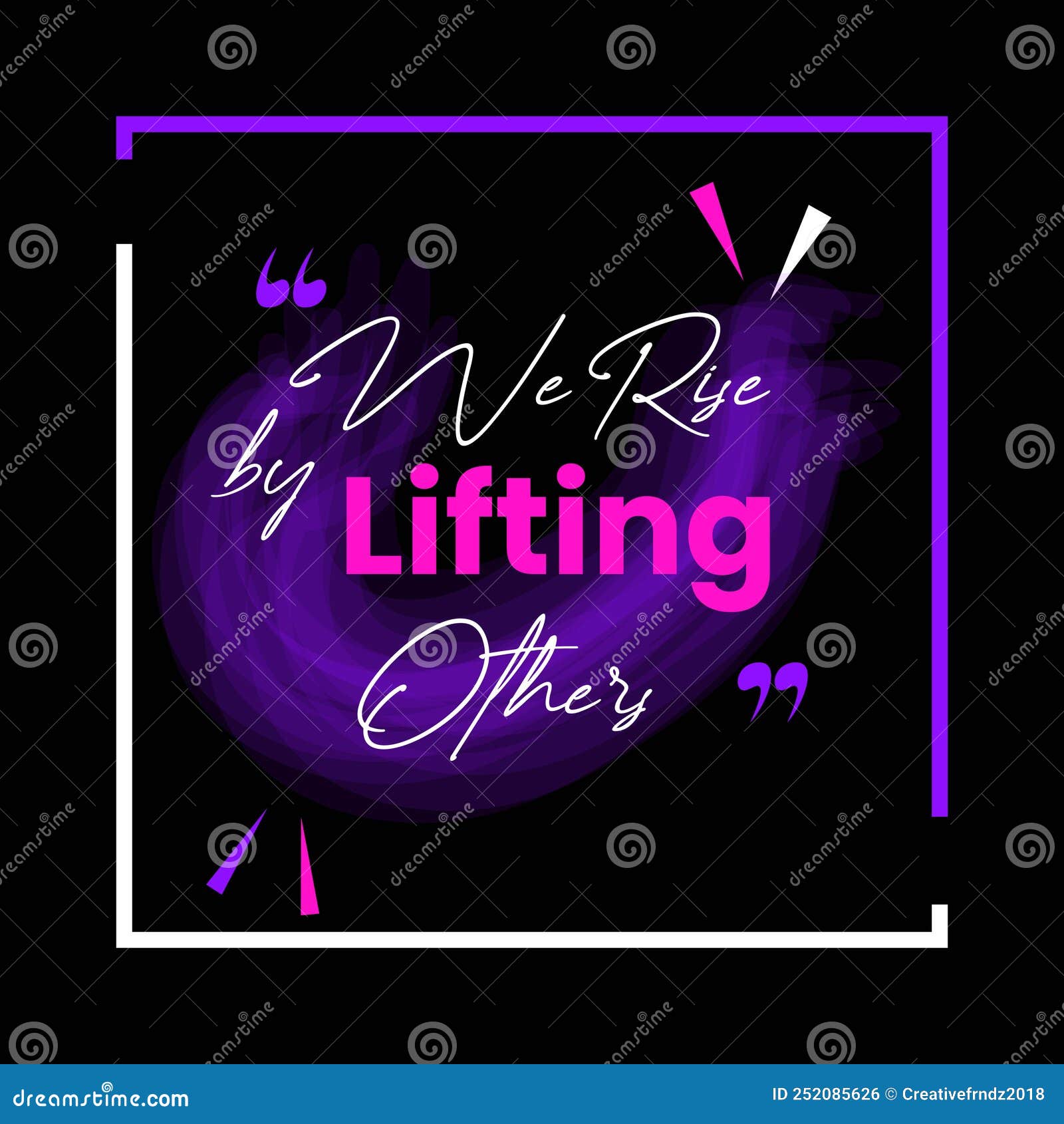 Quotes with Background, Vector Art Stock Vector Illustration of life