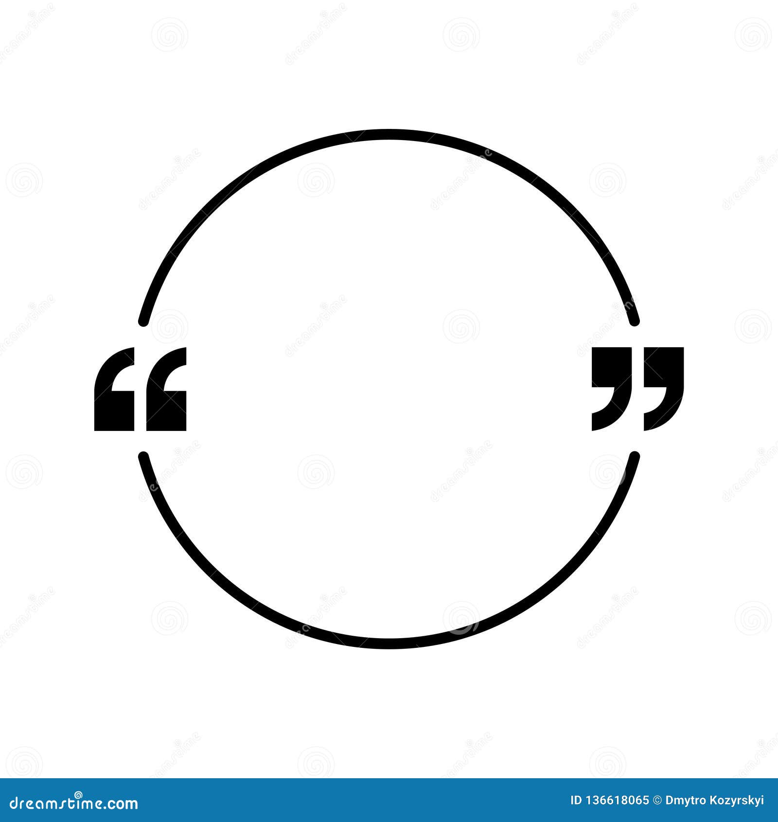 Download Quotes Icon Vector. Quotemarks Outline, Speech Marks, Inverted Commas Or Talking Marks ...