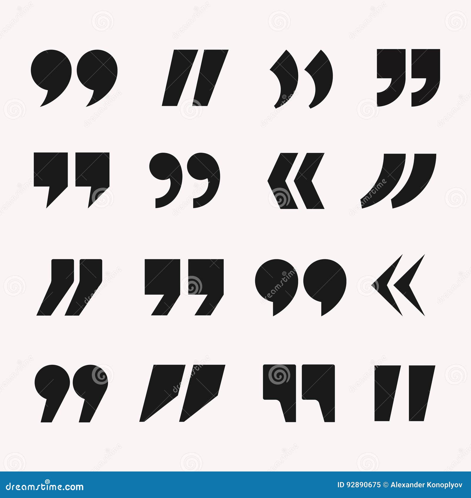 Download Quotes icon vector set stock vector. Illustration of chat ...