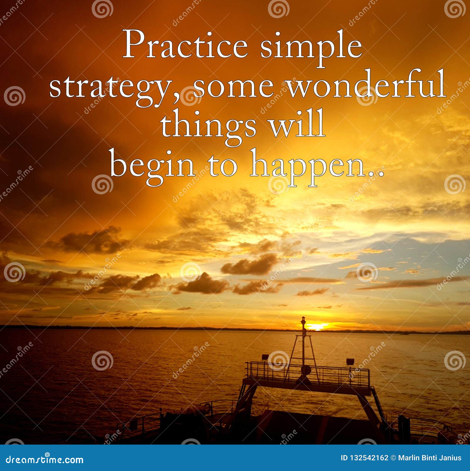 Quotes For Simple Thing In Life Stock Photo - Image of cloud, message