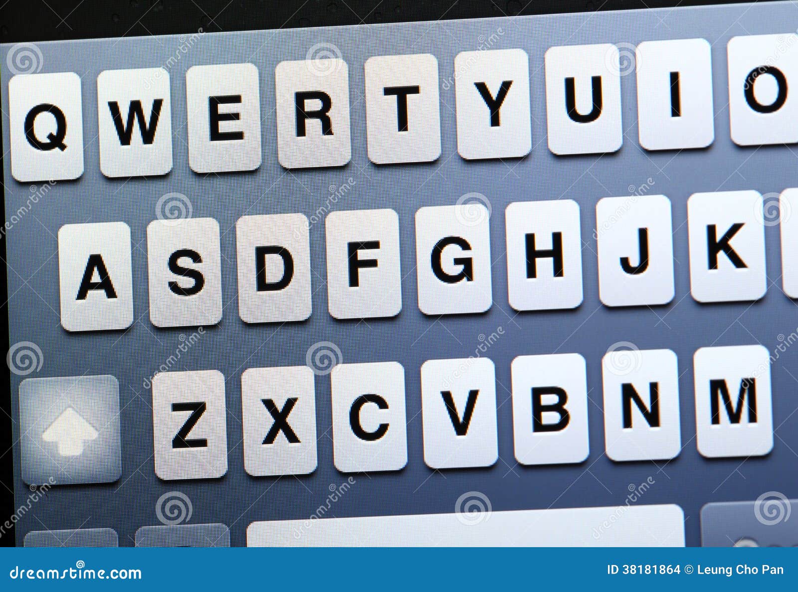 qwerty keyboard on tablet