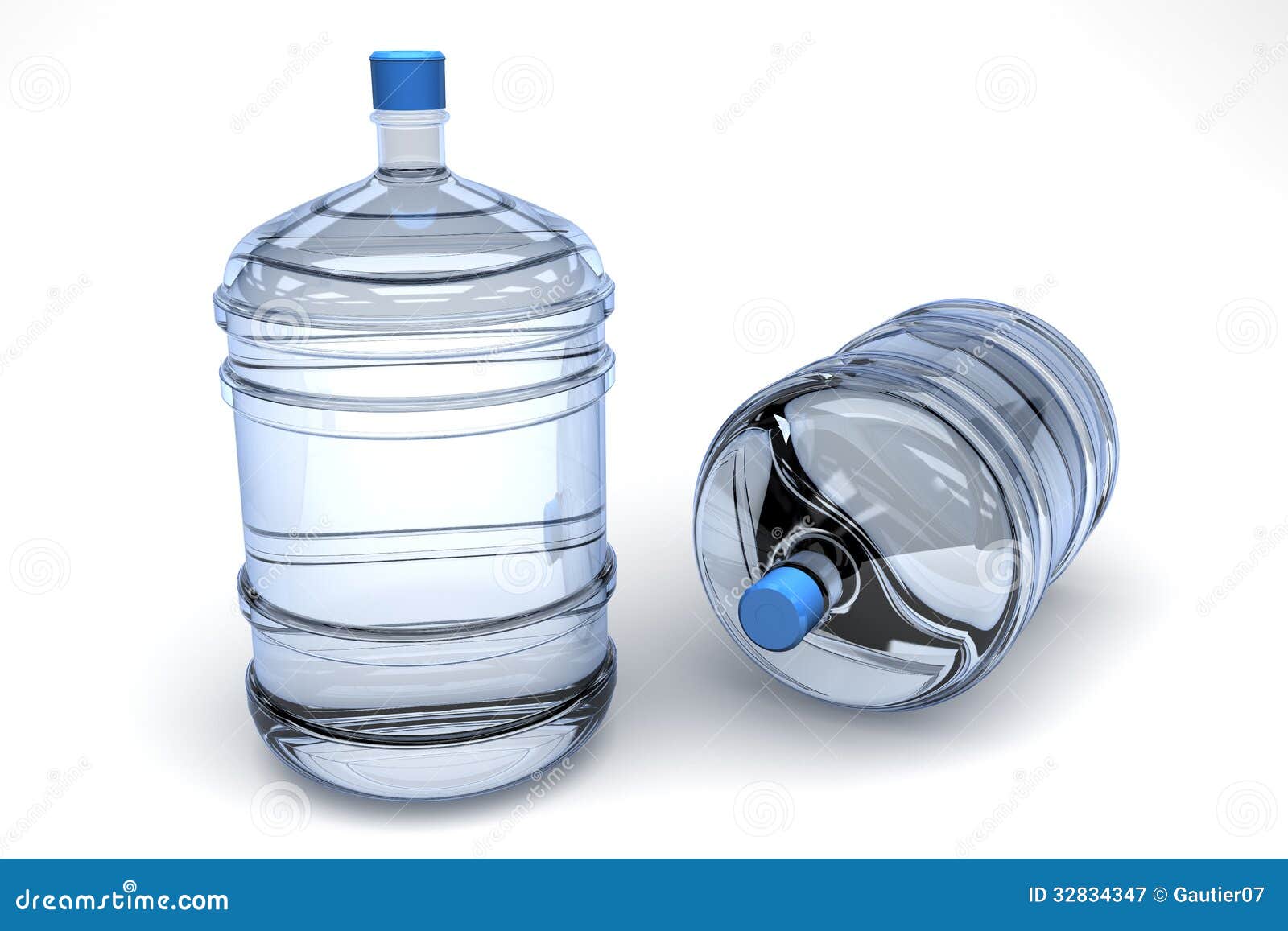 Récipients d'eau potable illustration stock. Illustration du
