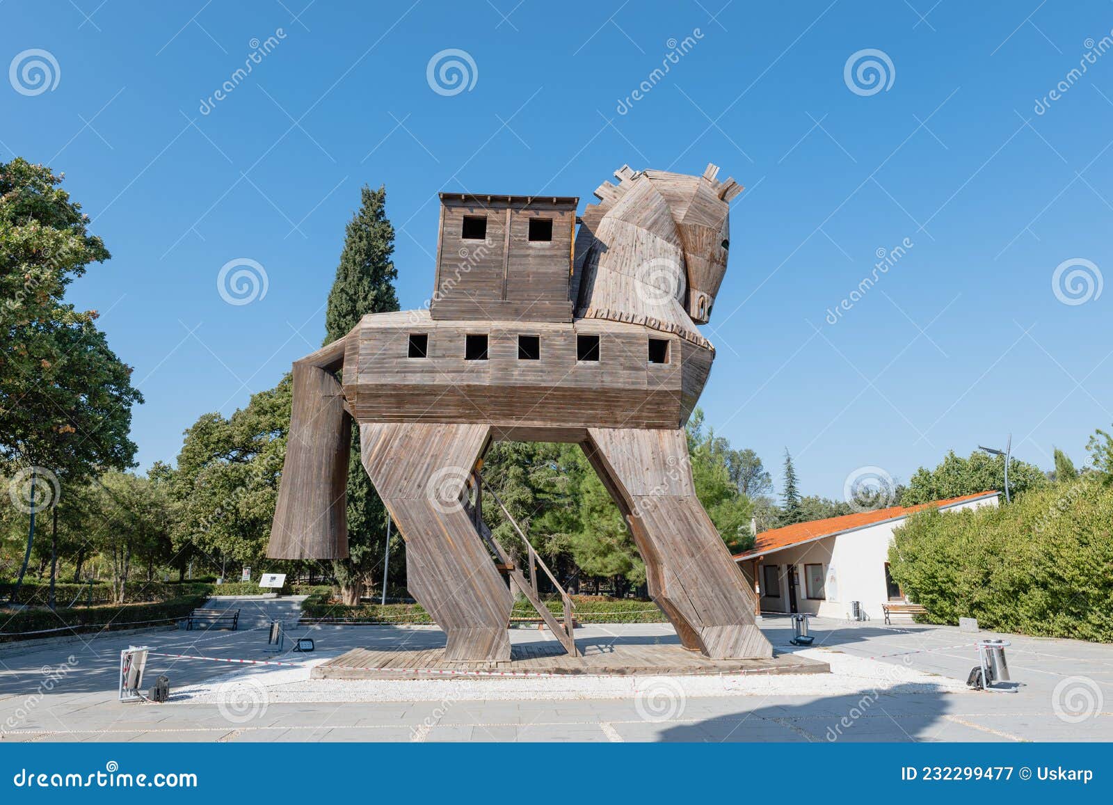 Canakkale, Turquia - 16 De Junho De 2019: Cavalo De Troia Foto