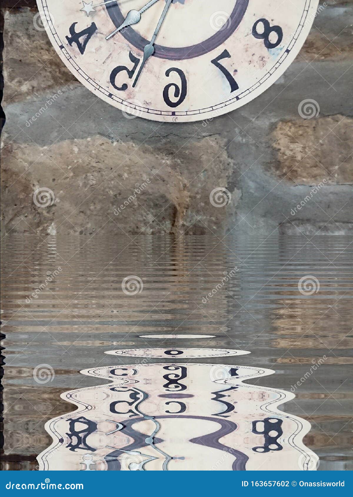 Resume De L Horloge De Temps Arriere Photo Stock Image Du Abstrait Retrograde