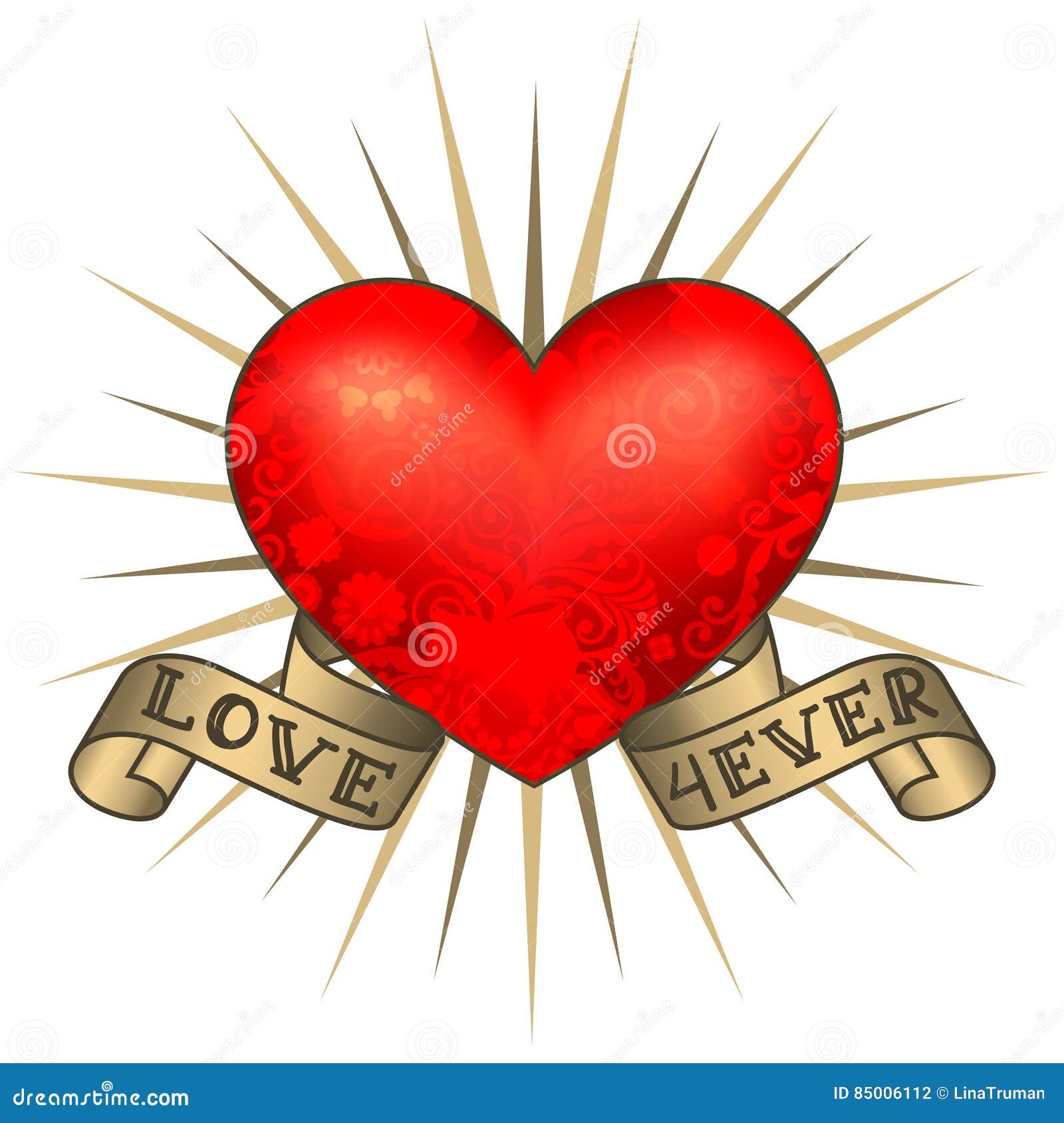 Retro Coeur De Tatouage Avec Des Rubans D Or Carte Heureuse De Jour Du S De Valentine Illustration De Vecteur Illustration Du Coeur Carte Retro Coeur De Tatouage Avec Des Rubans D Or Carte Heureuse De Jour Du S De Valentine Illustration De Vecteur Illustration Du Coeur Carte