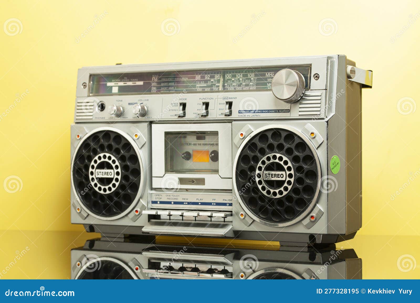 Rétro Ghetto Radio Boom Box Cassette Enregistreur à Partir Des