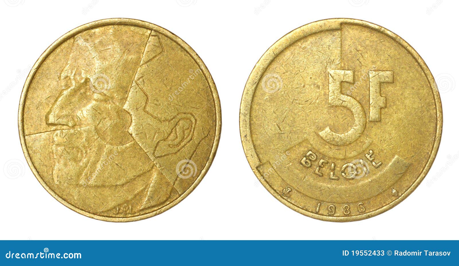 Rétro Pièce De Monnaie Rare De La Belgique Image stock - Image du coin, belgium: 19552433