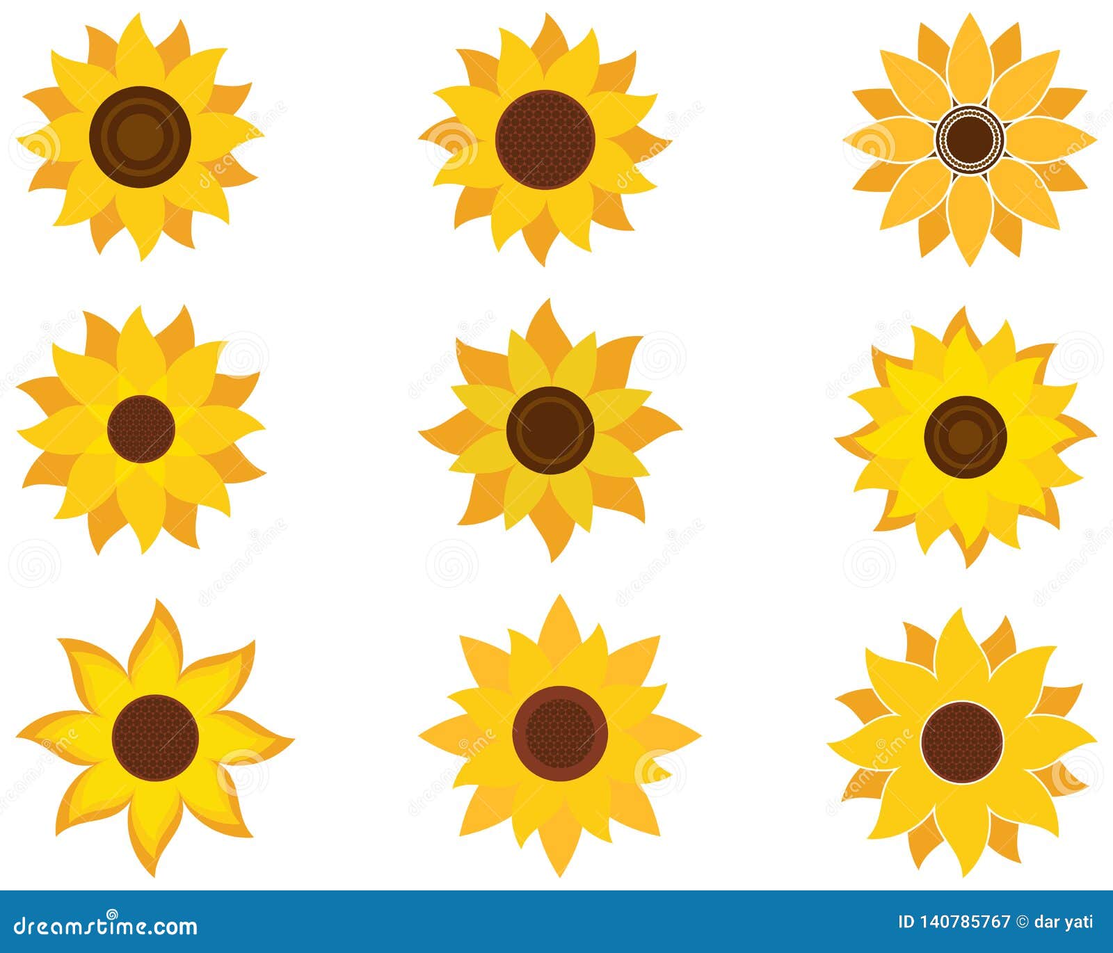 Download Sunflower Logo Template Vector Icon Stock Vector ...