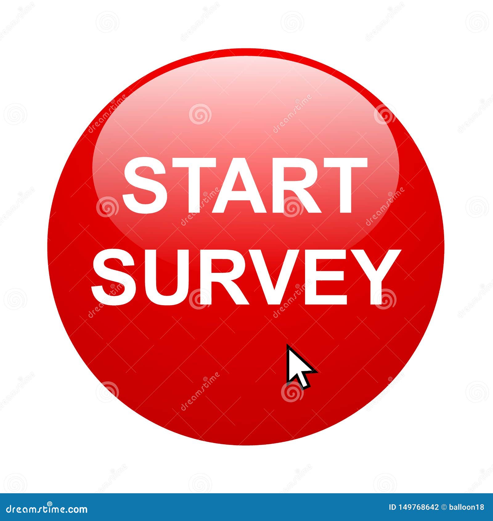 Start survey stock vector. Illustration of hand, info - 149768642