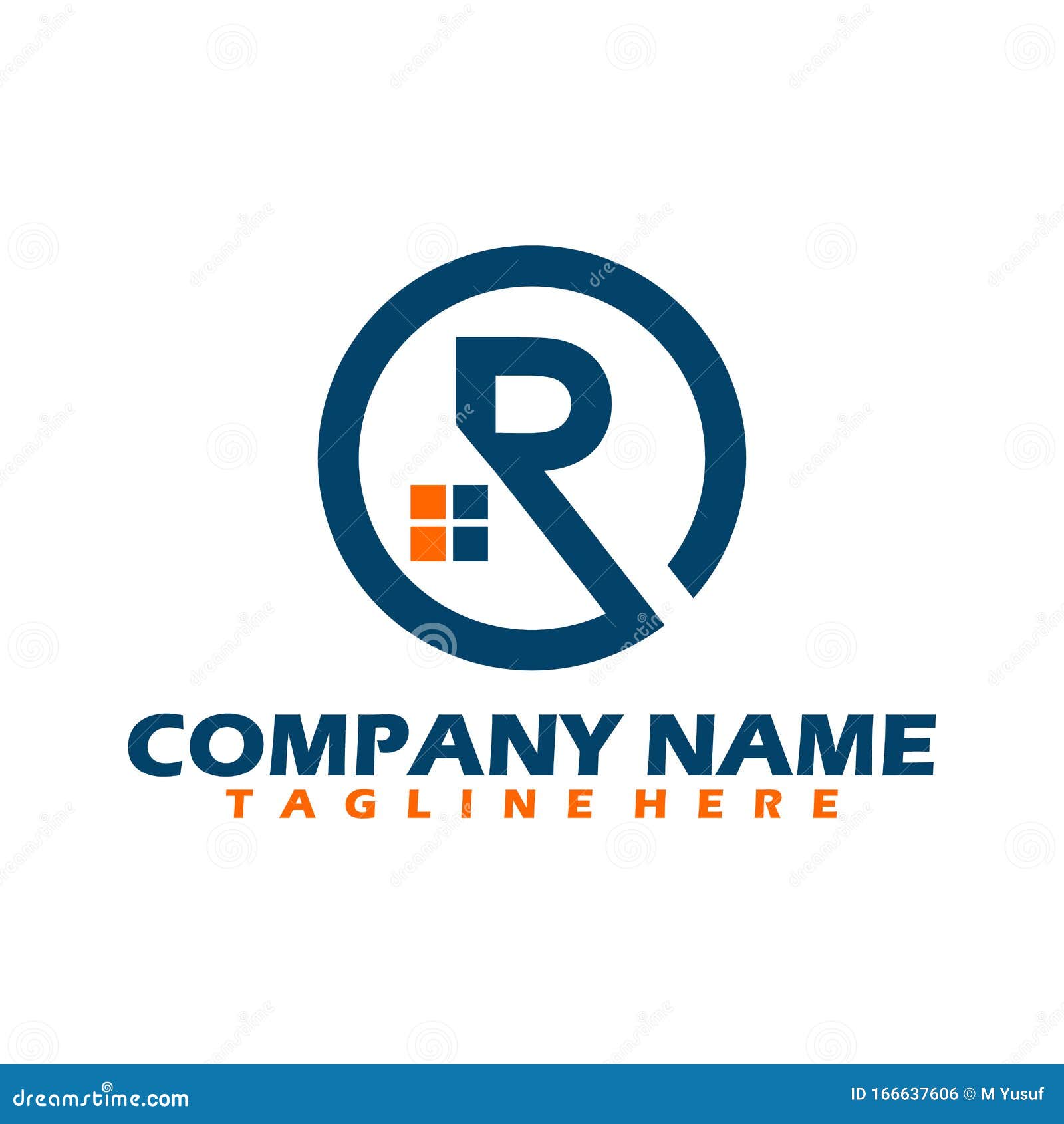 Download R. R Monogram Logo. R Letter Logo Design Vector Illustration Template Stock Vector ...