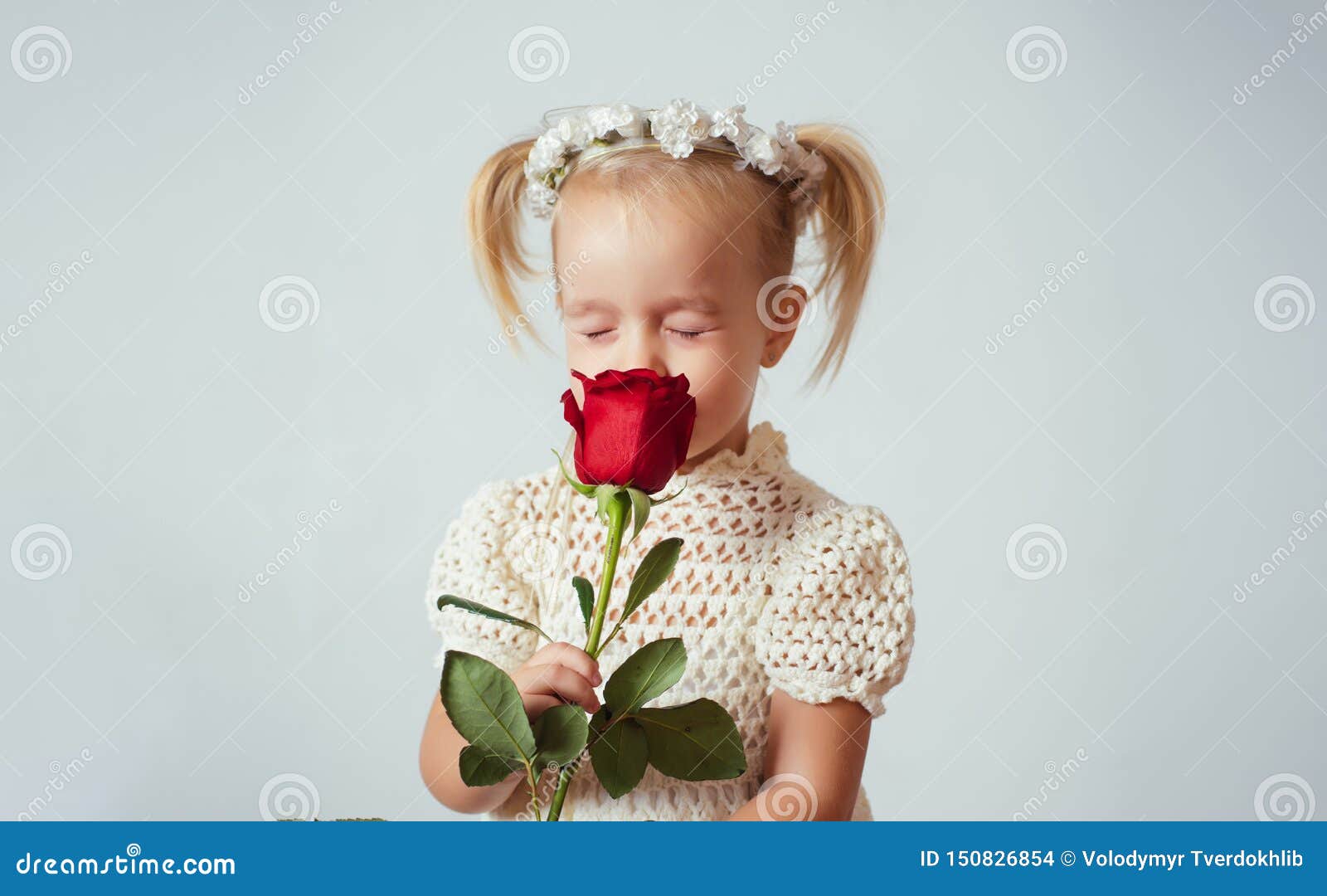 R Tro Type Joyeux Anniversaire Mariage Rose Rouge Datte Romantique Petite Fille Dans La Robe De Vintage Beaut Petit Enfant Photo Stock Image Du Petite Anniversaire