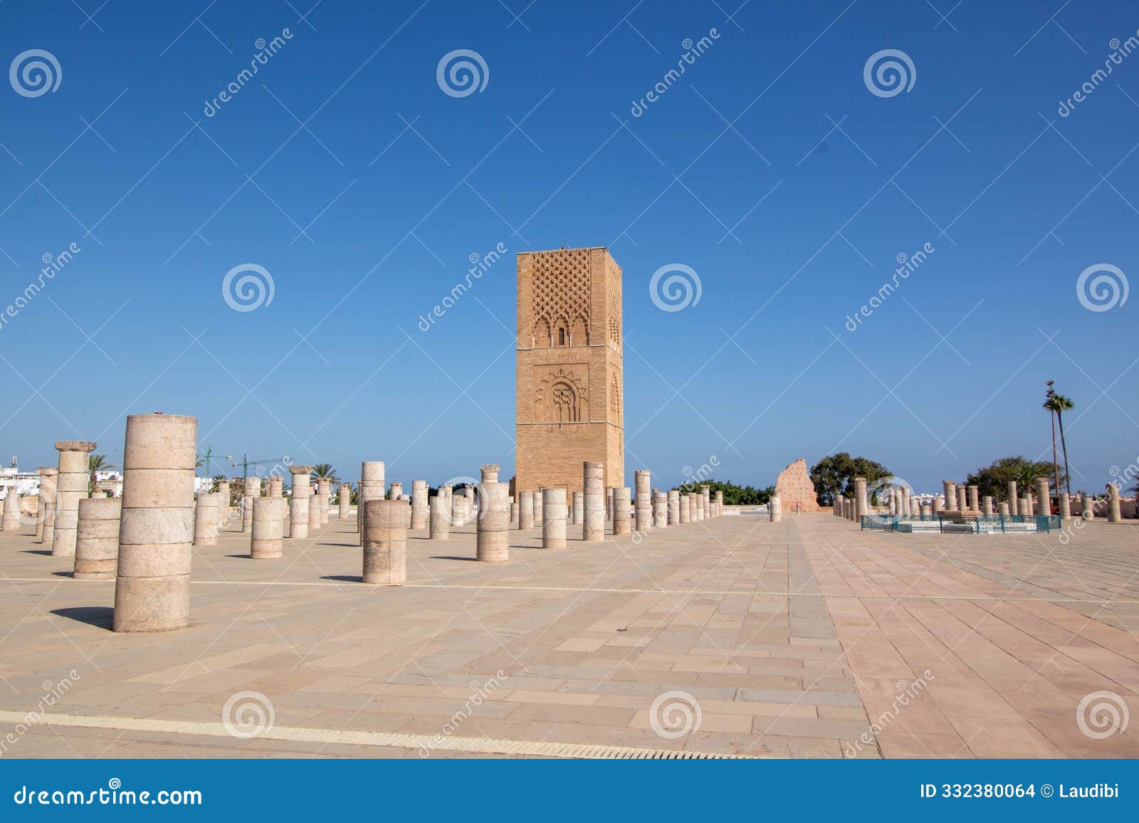 hassan tower at rabat, morocco
