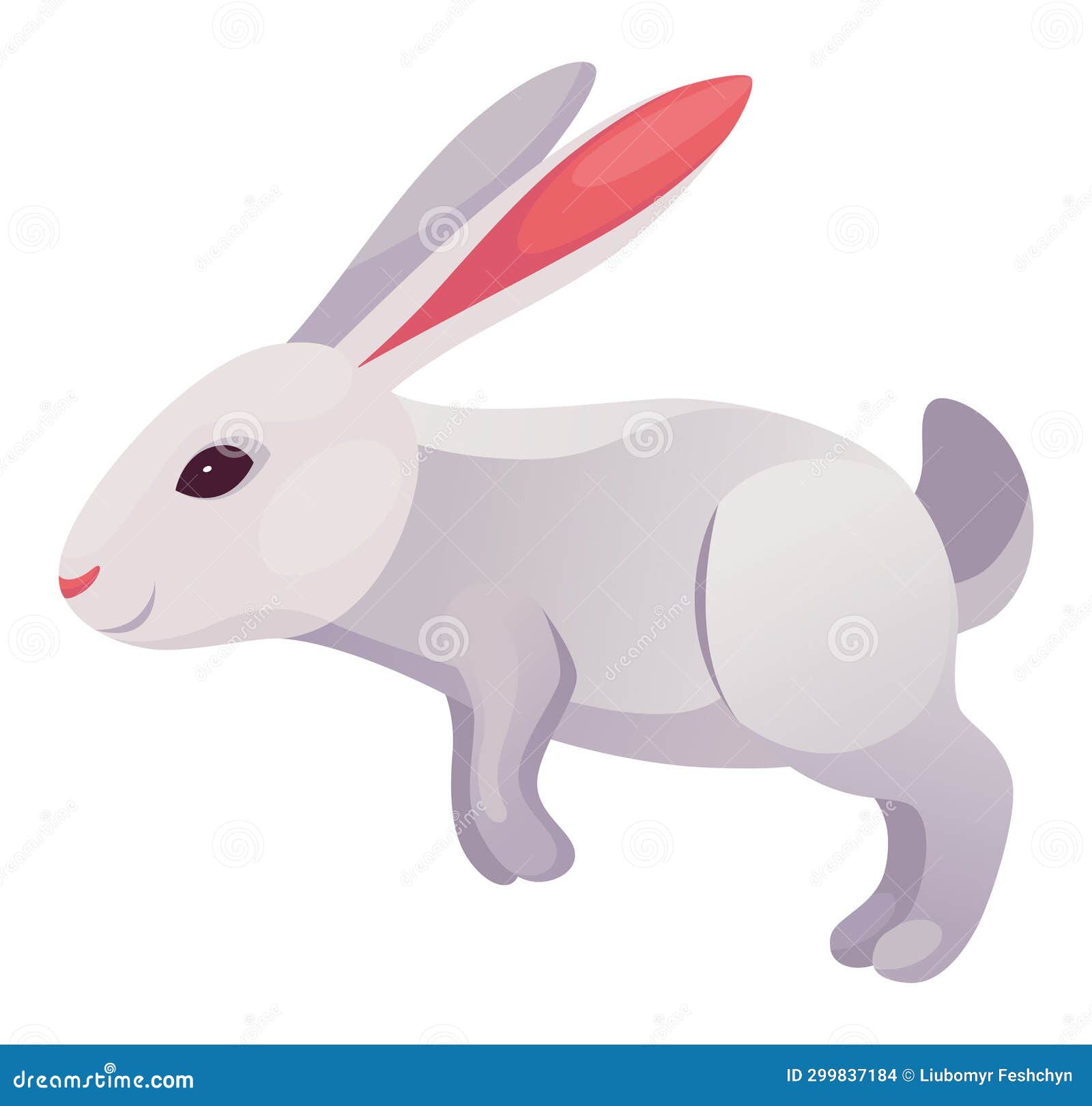 rabbit animation icon. bunny jump or running motion  for 2d game. speed run hare animal, sprite sheet move
