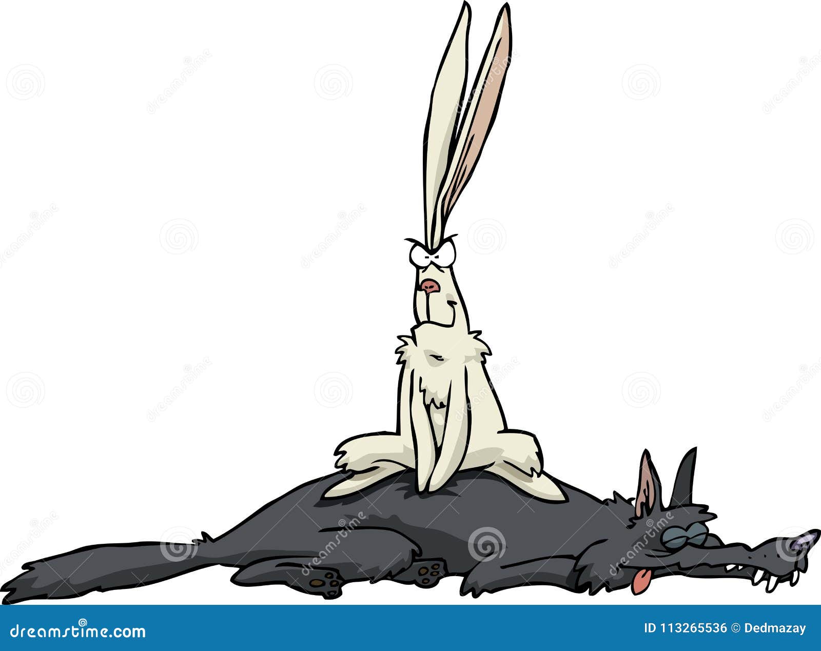 Бывший король победил кролика героя. Заяц победитель. Кролик и волк. Волка заяц победил.