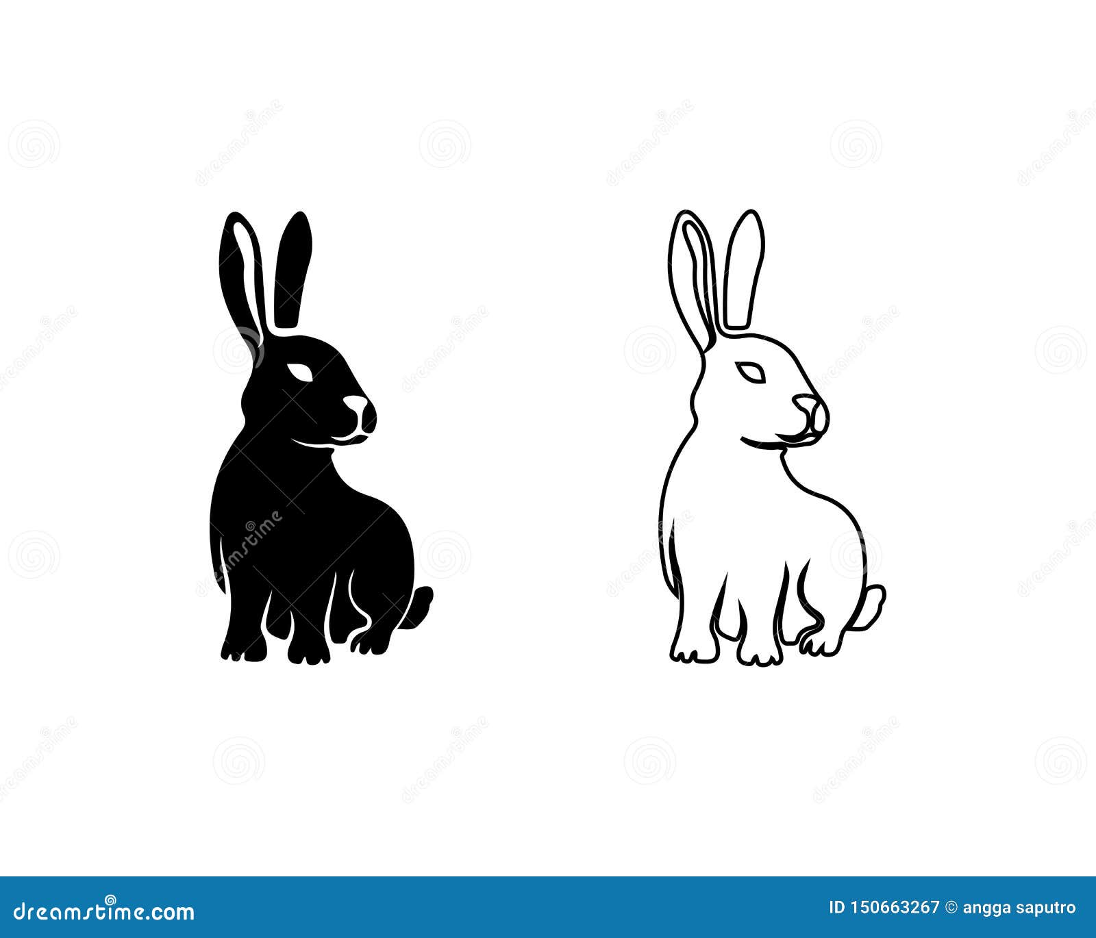 Download Rabbit Logo Template Vector Icon Design Stock Vector ...