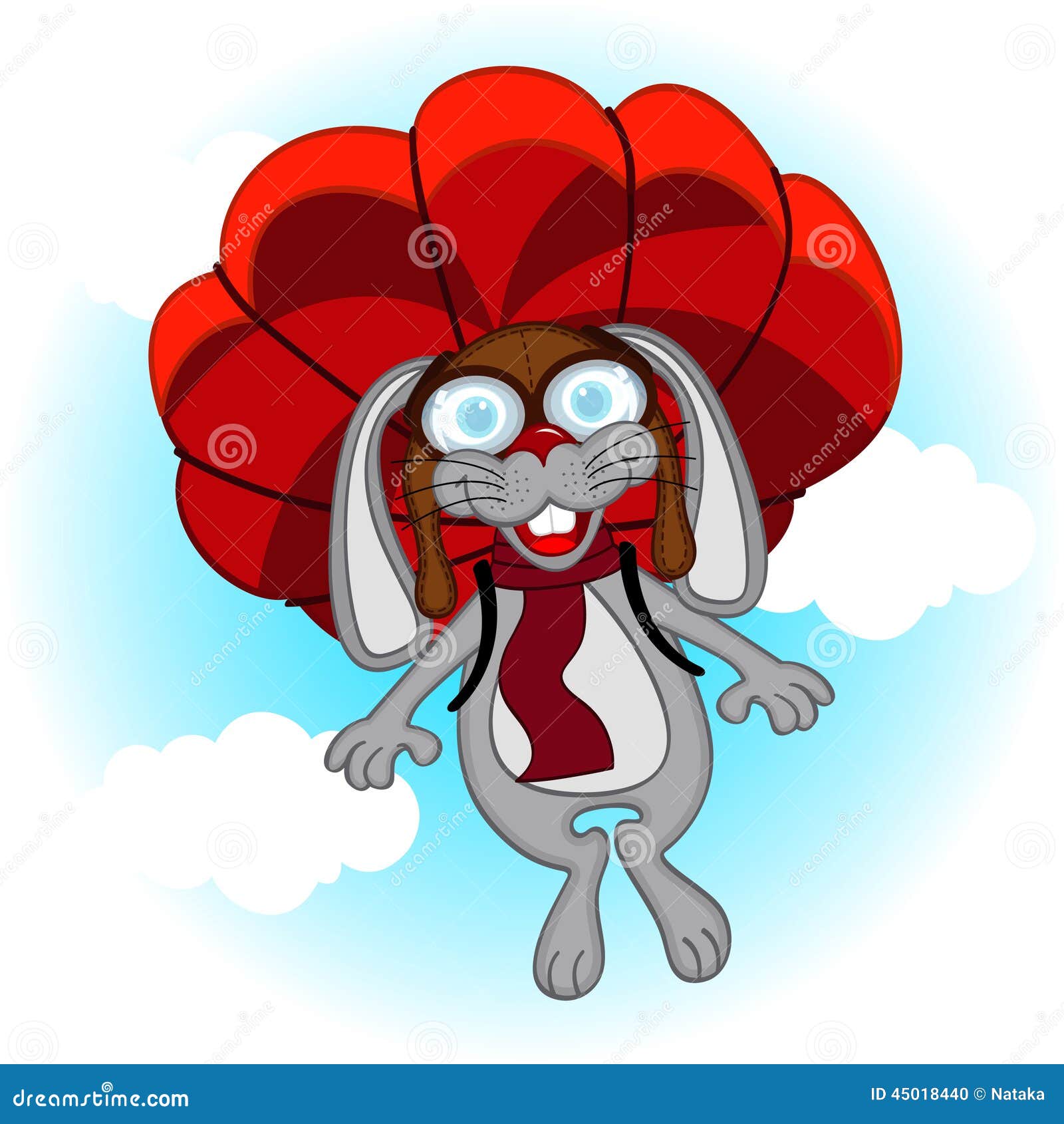 rabbit parachutist