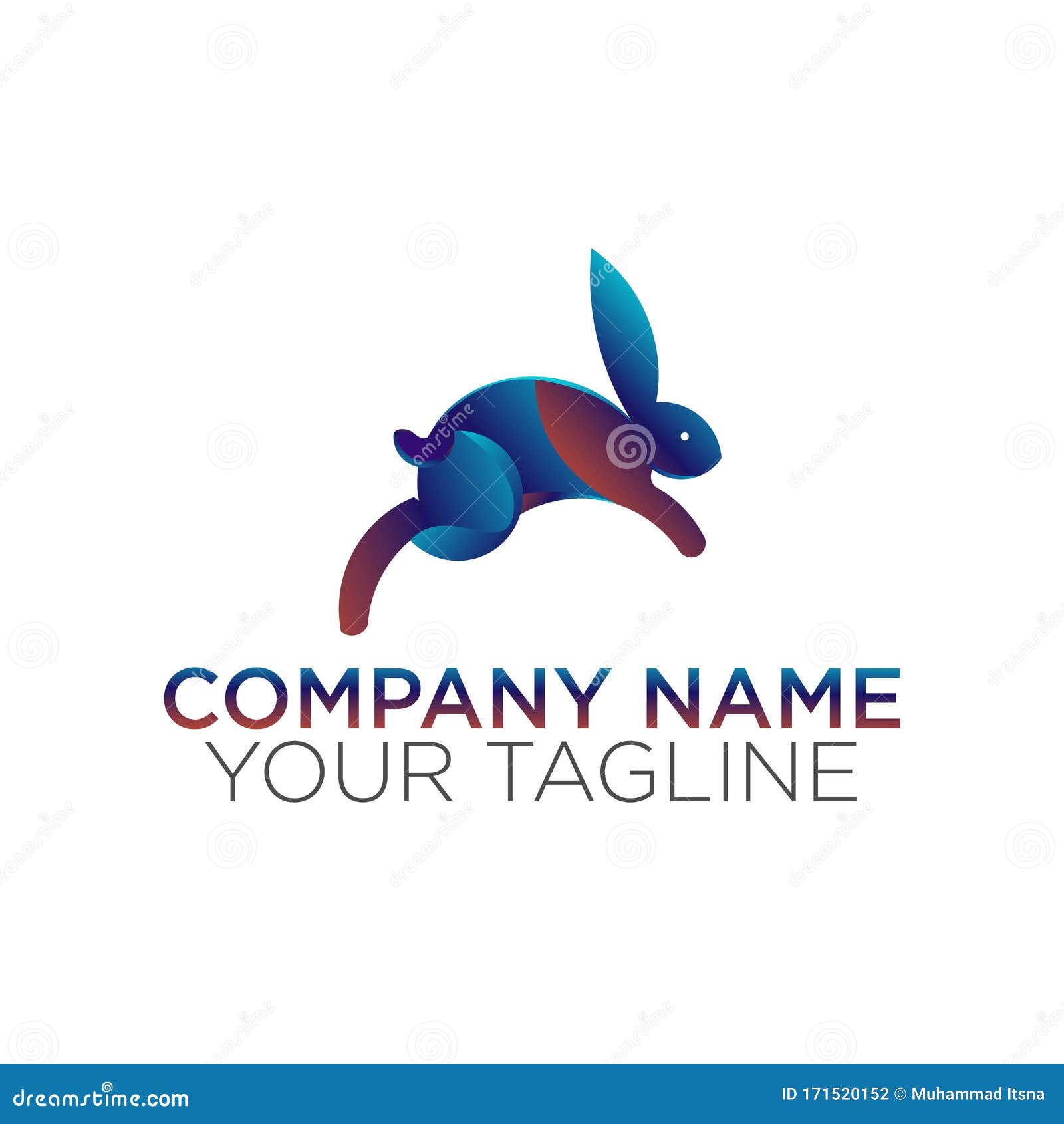 Rabbit Logo Template #77302 - TemplateMonster