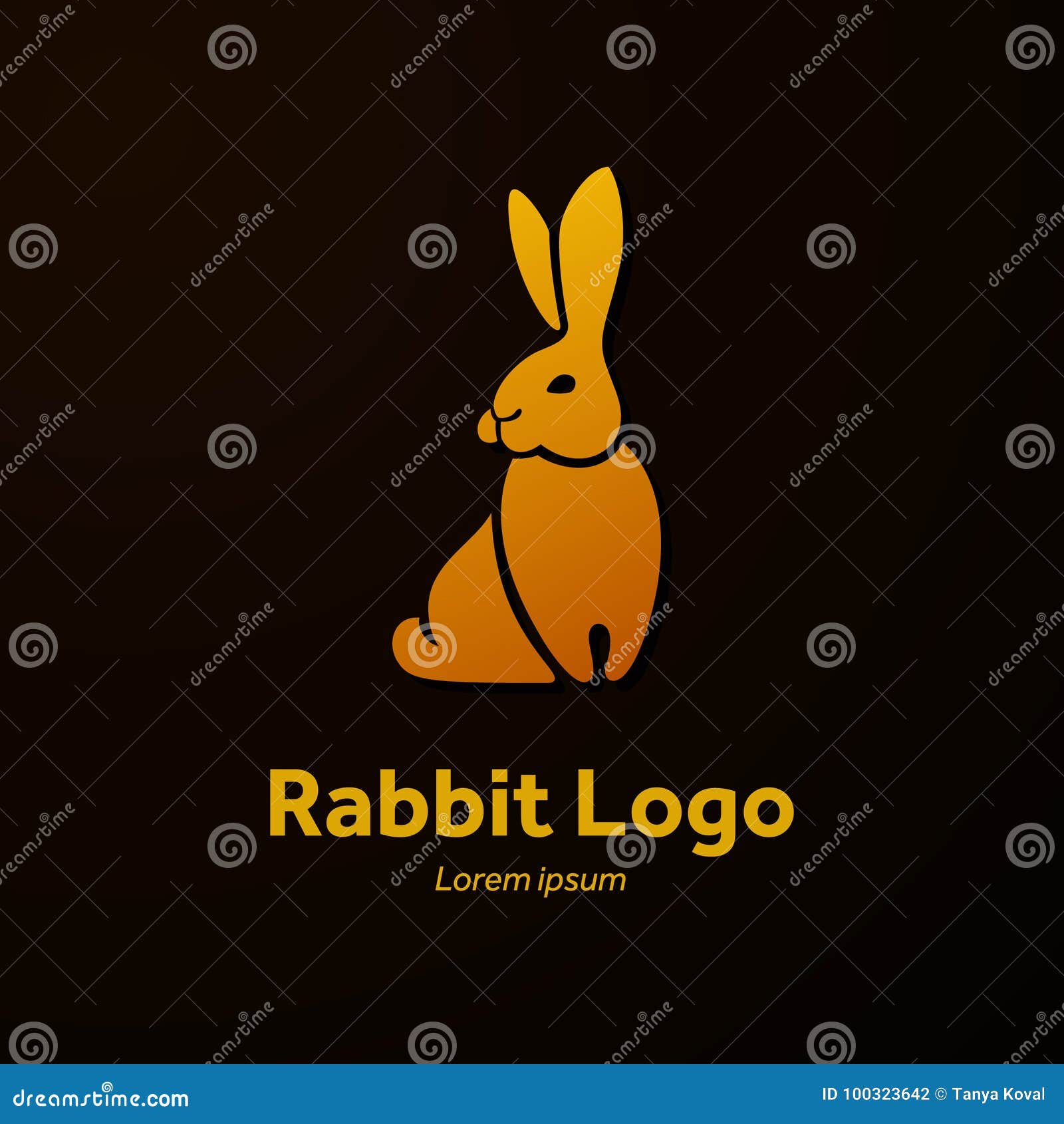 Rabbit Logo Design Comany Brand Red Stock Vector (Royalty Free) 2333370307  | Shutterstock