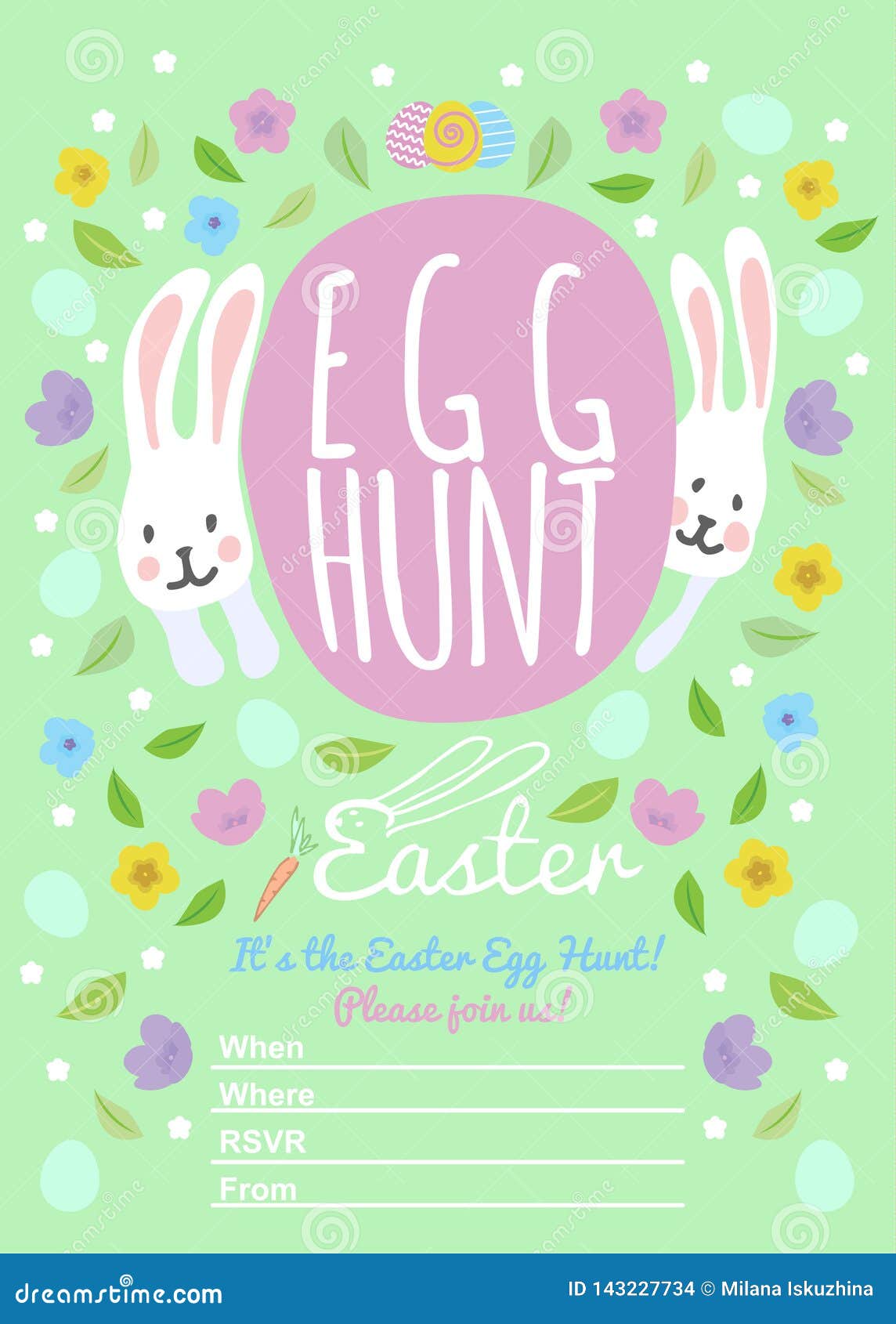 Easter Invitations Stock Illustrations 5 244 Easter Invitations Stock Illustrations Vectors Clipart Dreamstime