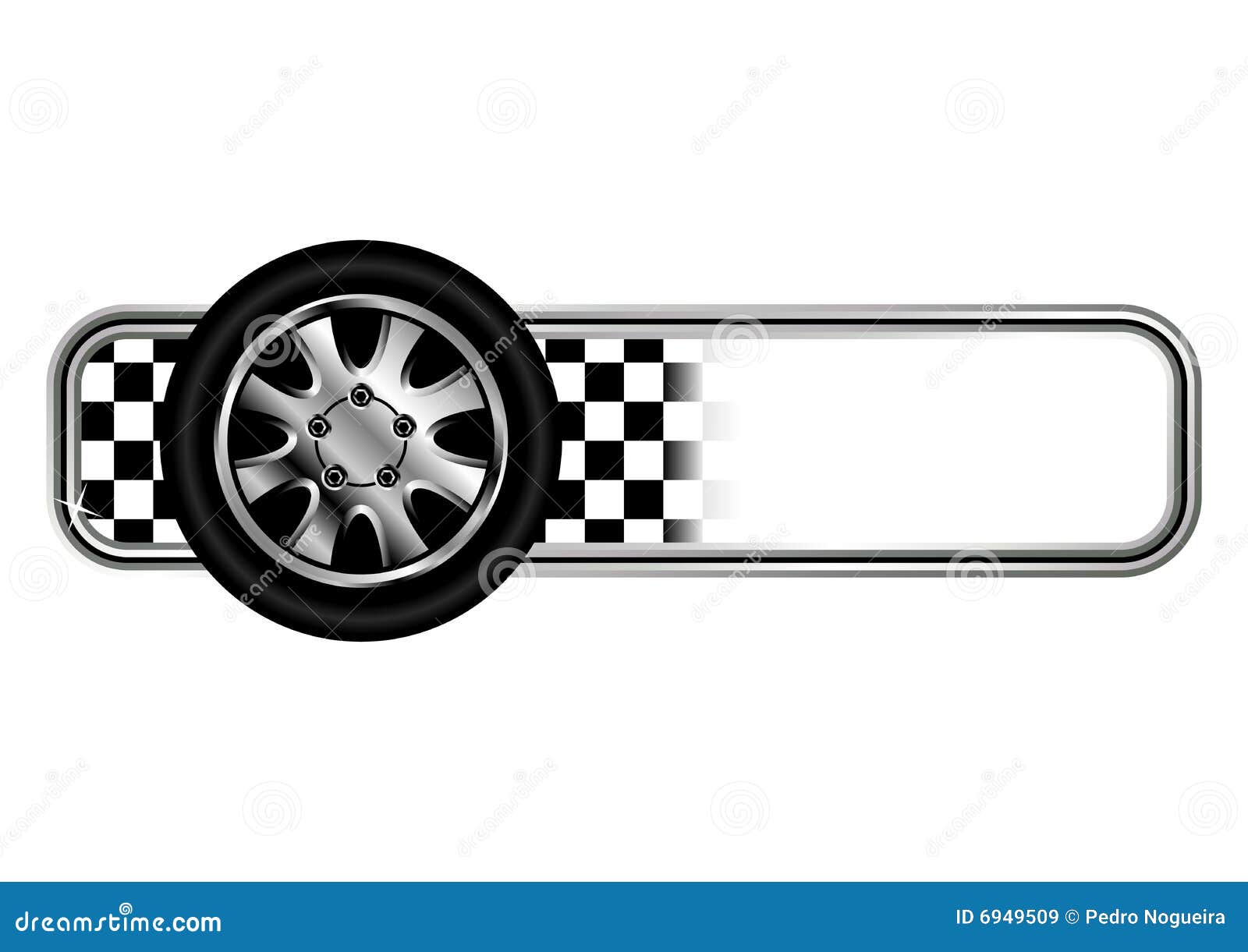 Race badges with tyre stock vector. Illustration of tournament 6949509